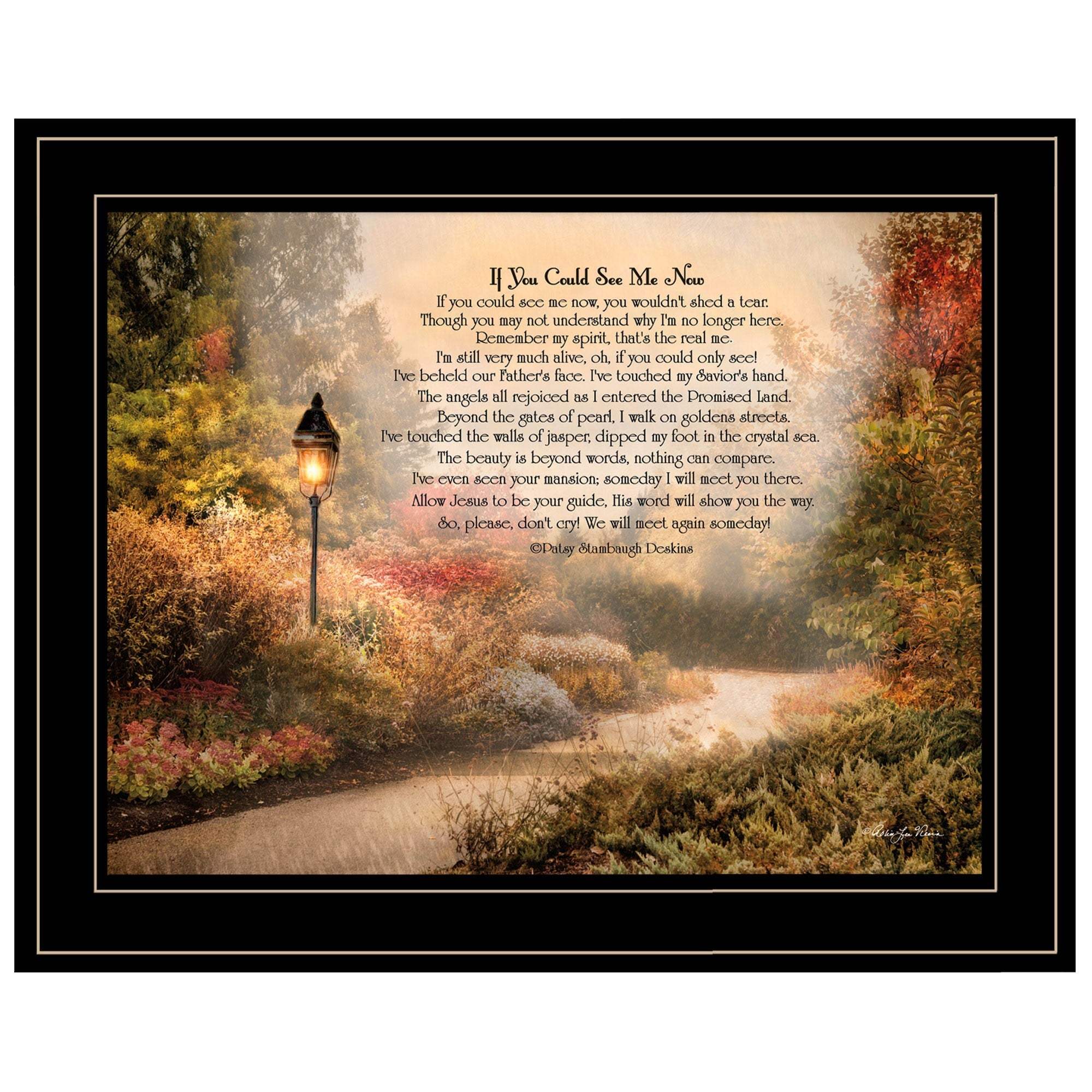 If You Could See Me Now 5 Black Framed Print Wall Art - Image 2