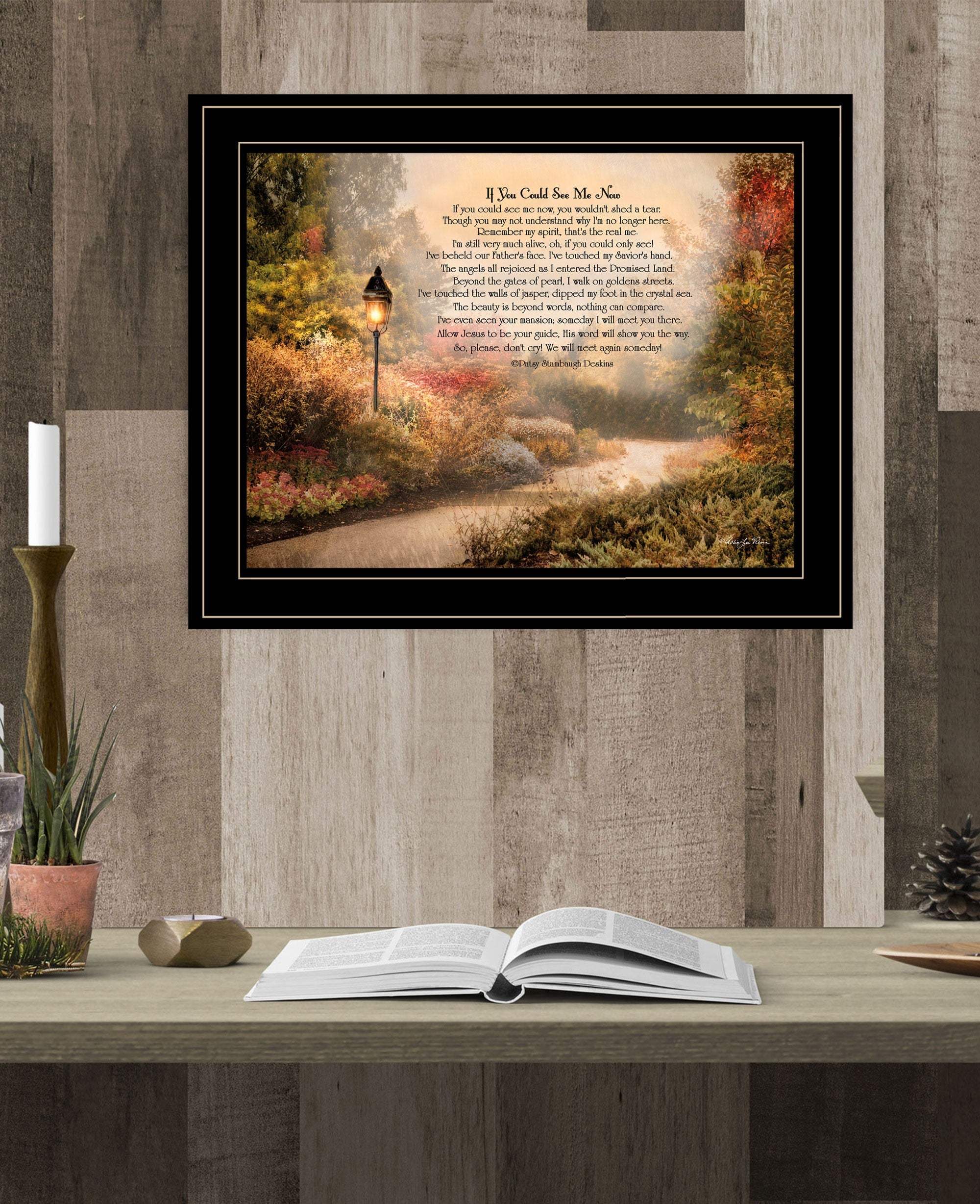 If You Could See Me Now 5 Black Framed Print Wall Art - Image 4