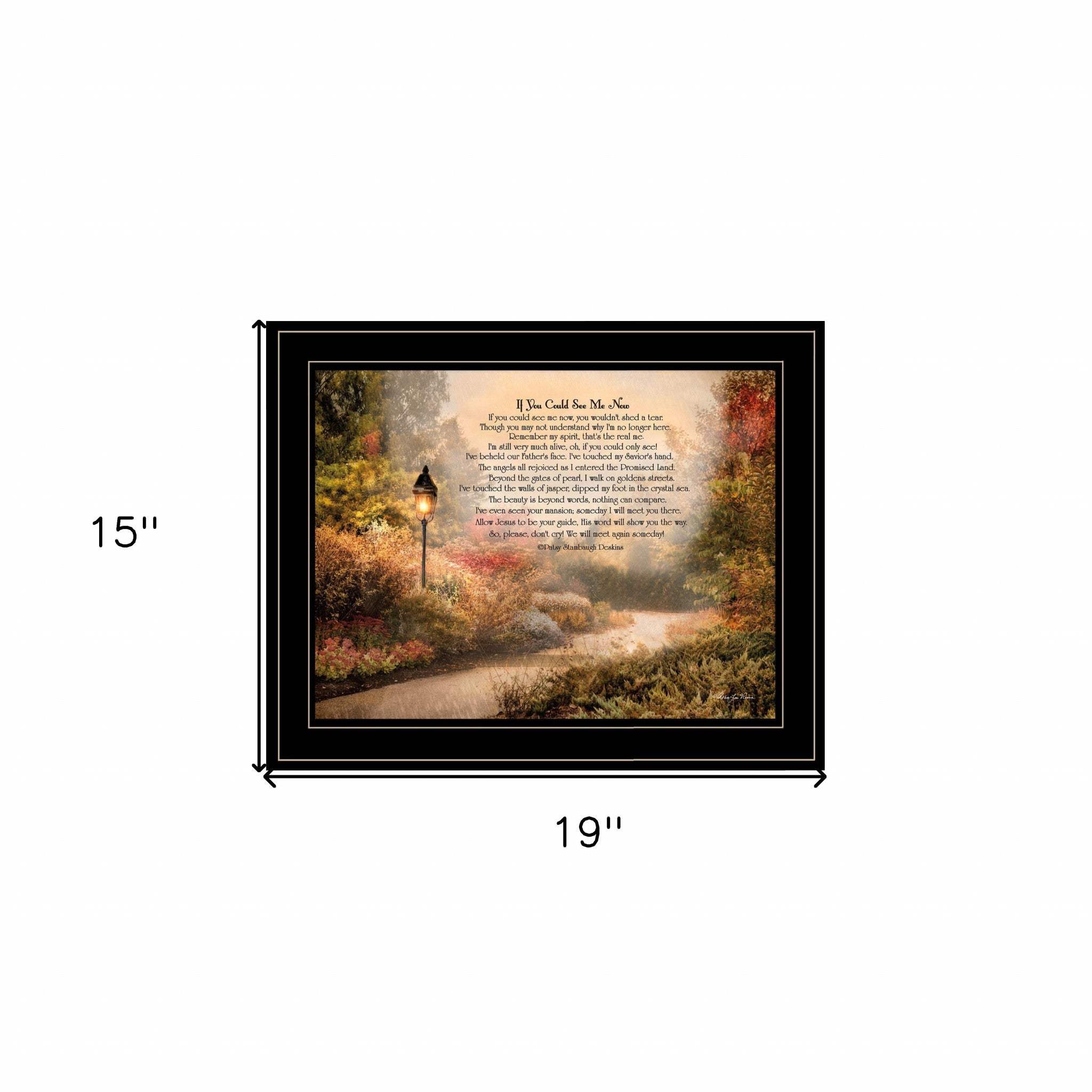 If You Could See Me Now 5 Black Framed Print Wall Art - Image 5
