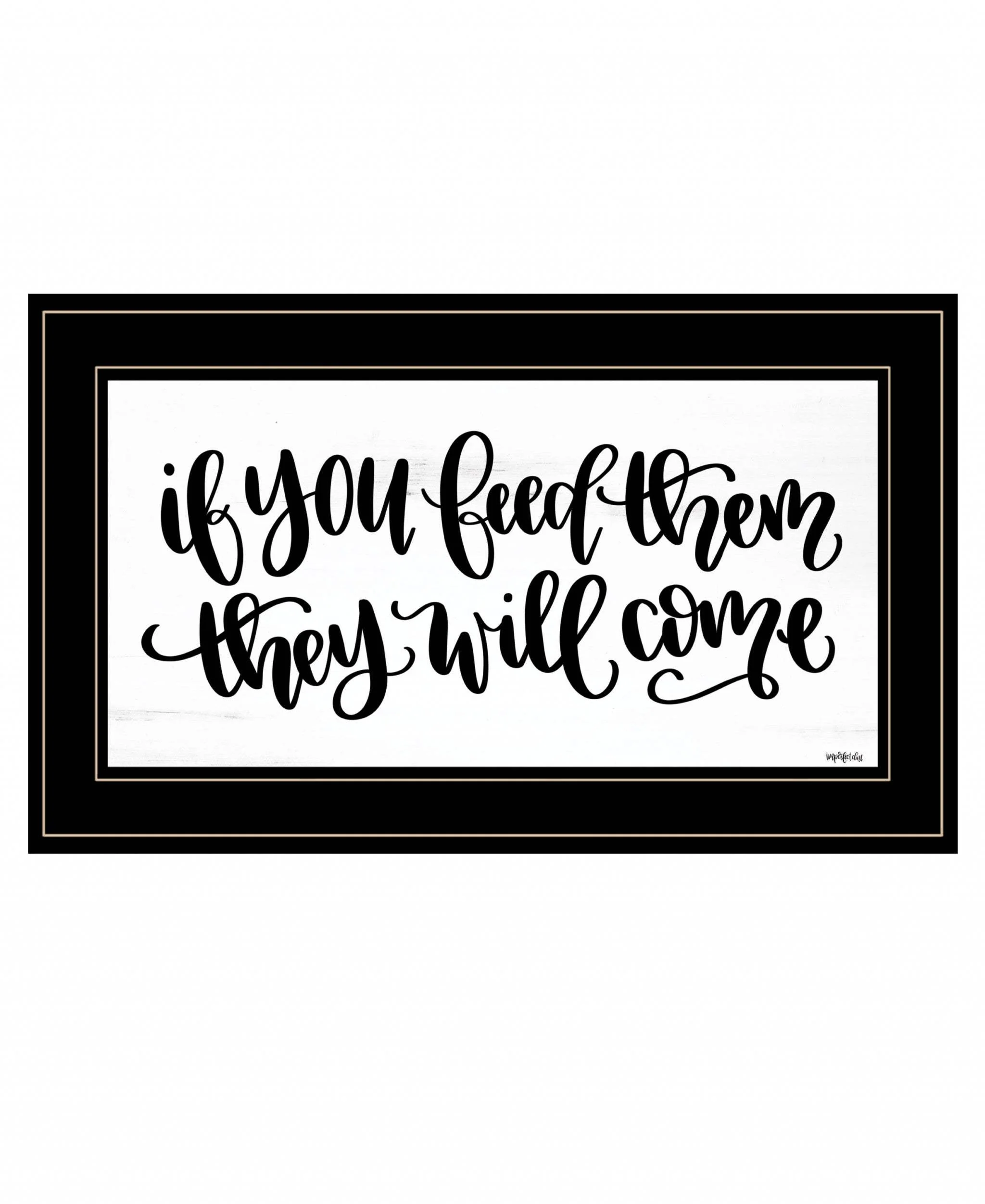 If You Feed Them 2 Black Framed Print Wall Art - Image 2