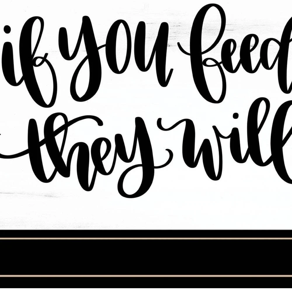 If You Feed Them 2 Black Framed Print Wall Art - Image 4