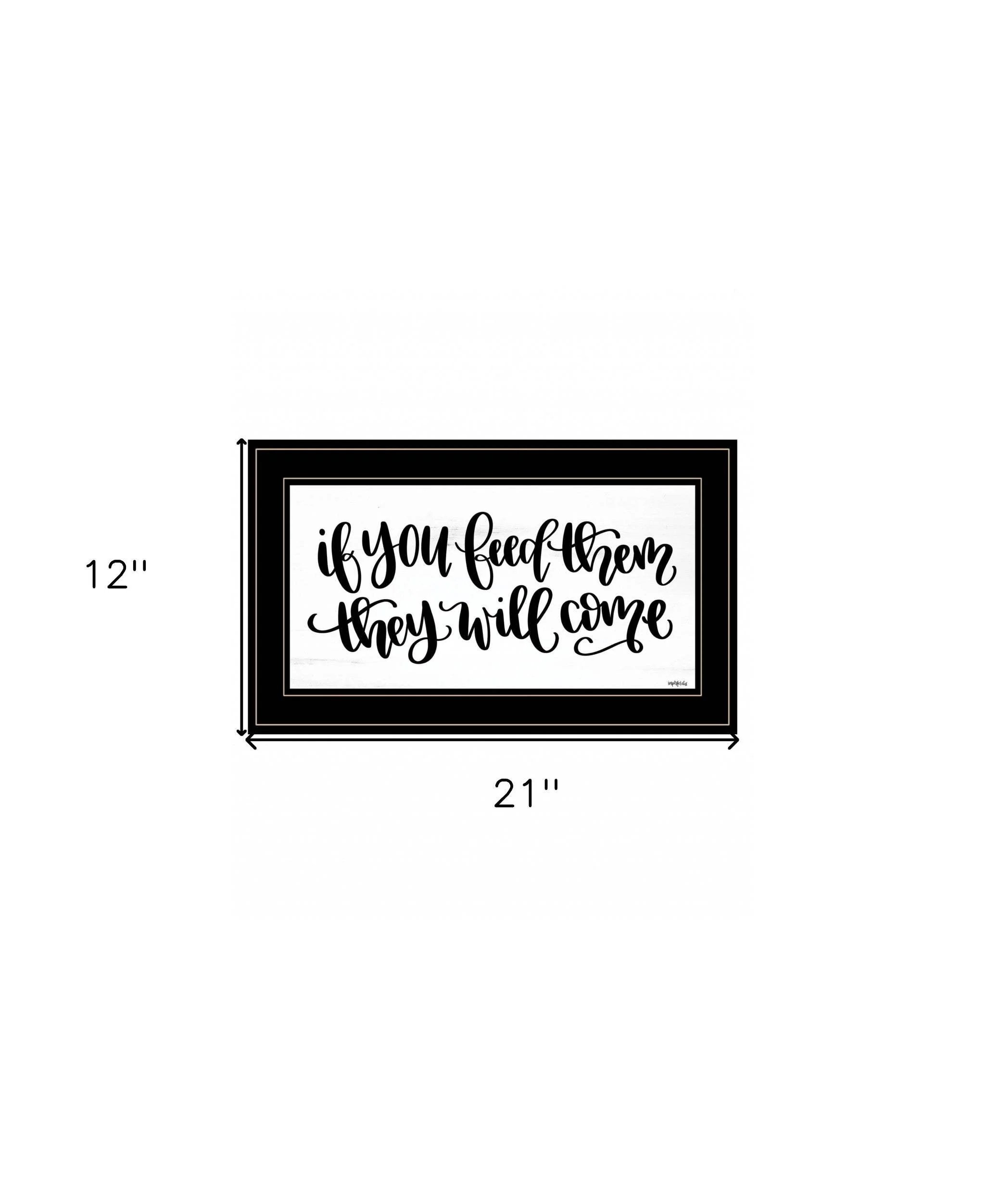 If You Feed Them 2 Black Framed Print Wall Art - Image 7