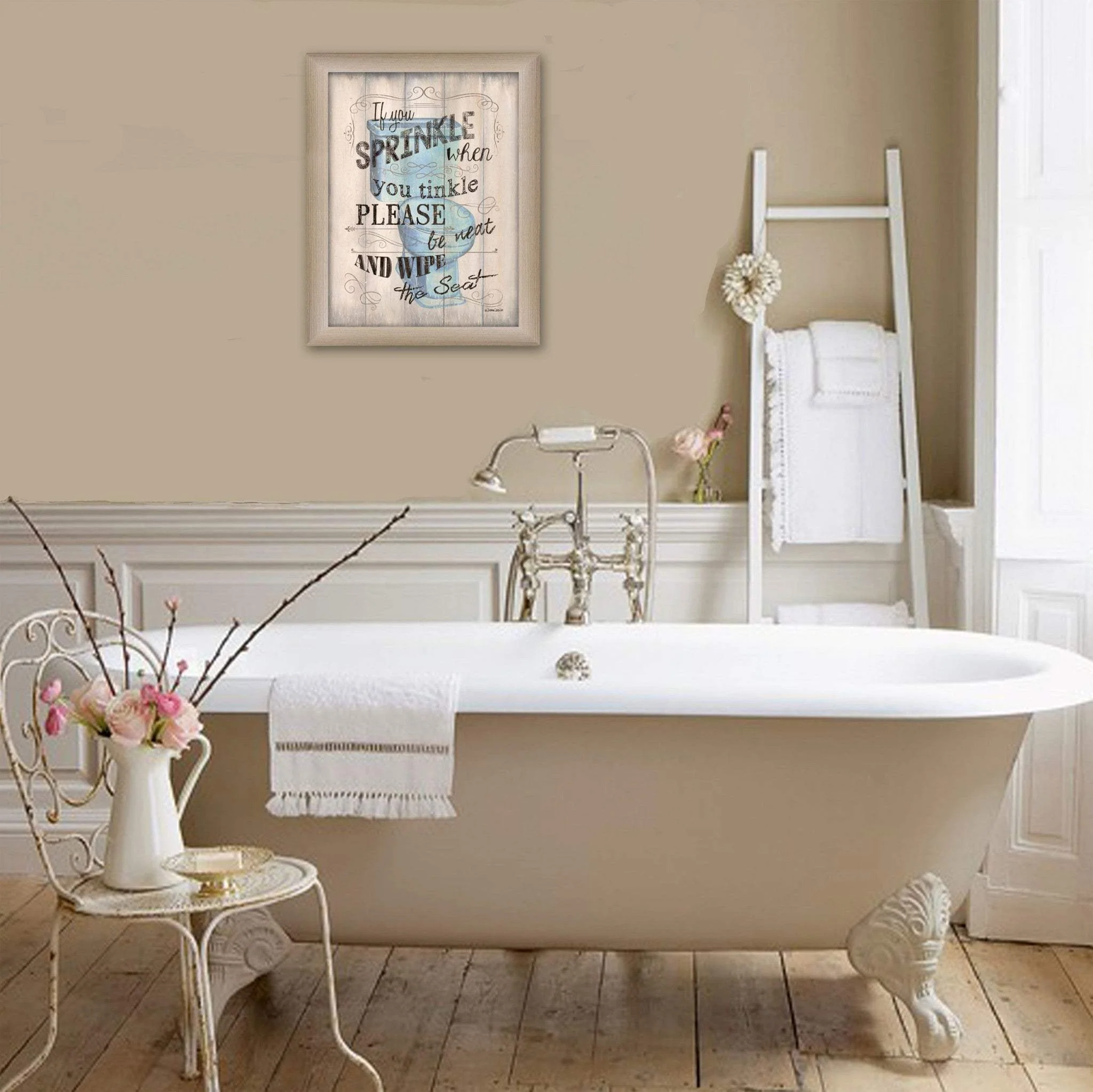 If You Sprinkle Brown Framed Print Wall Art - Image 4