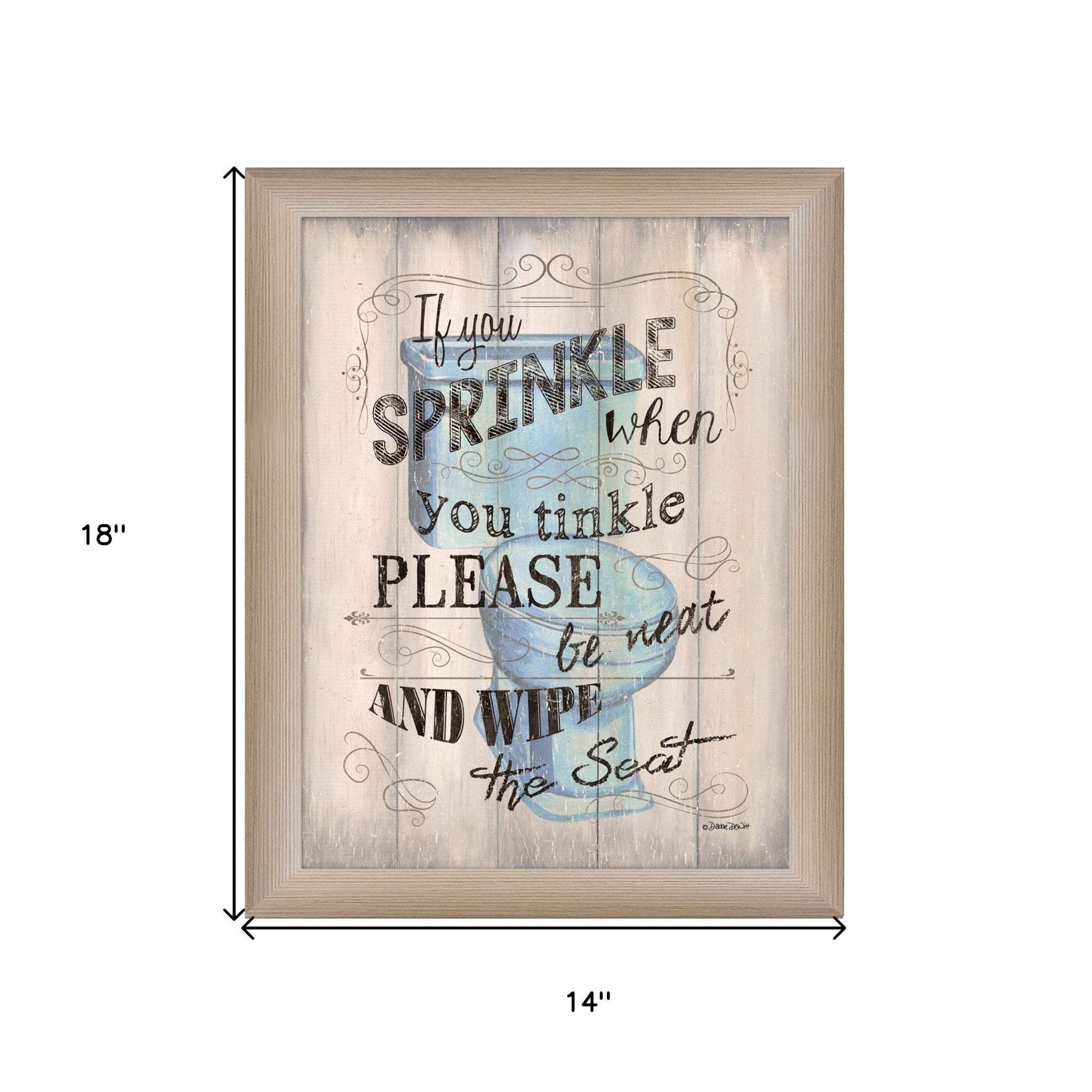 If You Sprinkle Brown Framed Print Wall Art - Image 5