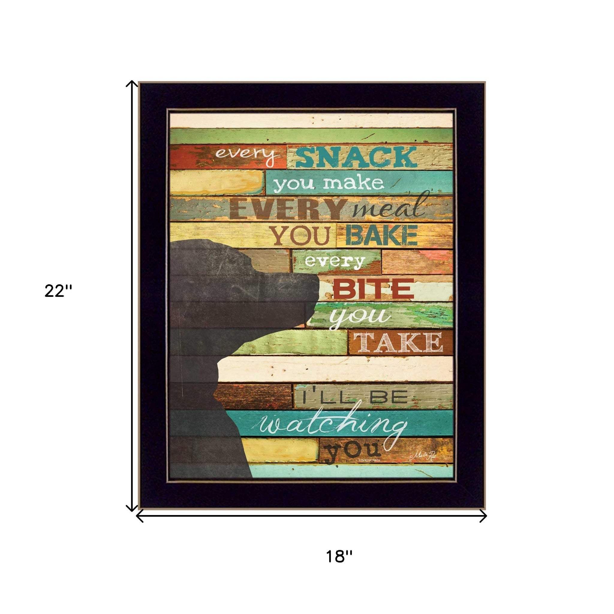 Ill Be Watching You 8 Black Framed Print Wall Art - Image 6