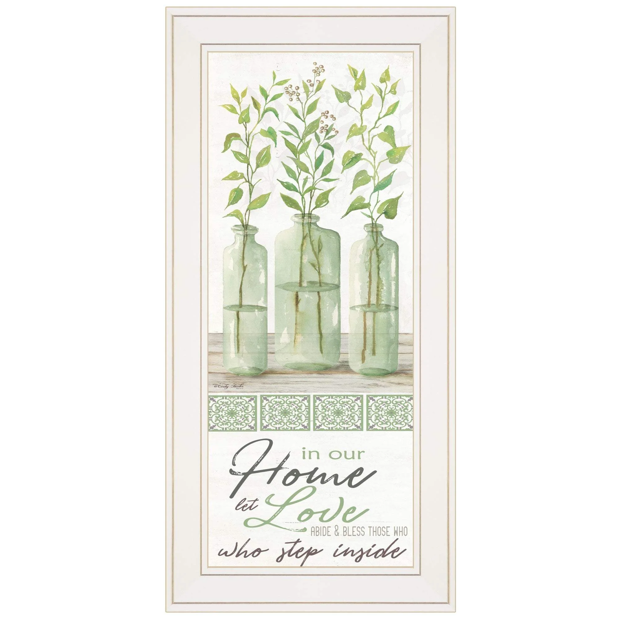 In Our Home 2 White Framed Print Wall Art - Image 2