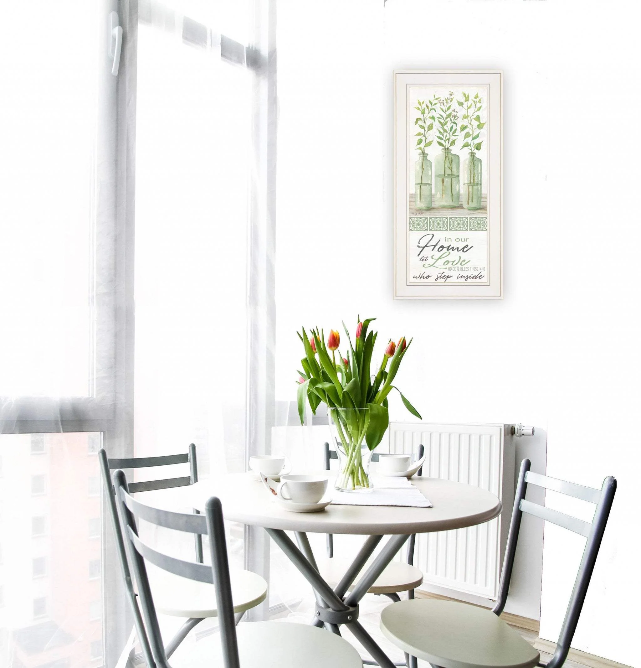 In Our Home 2 White Framed Print Wall Art - Image 4