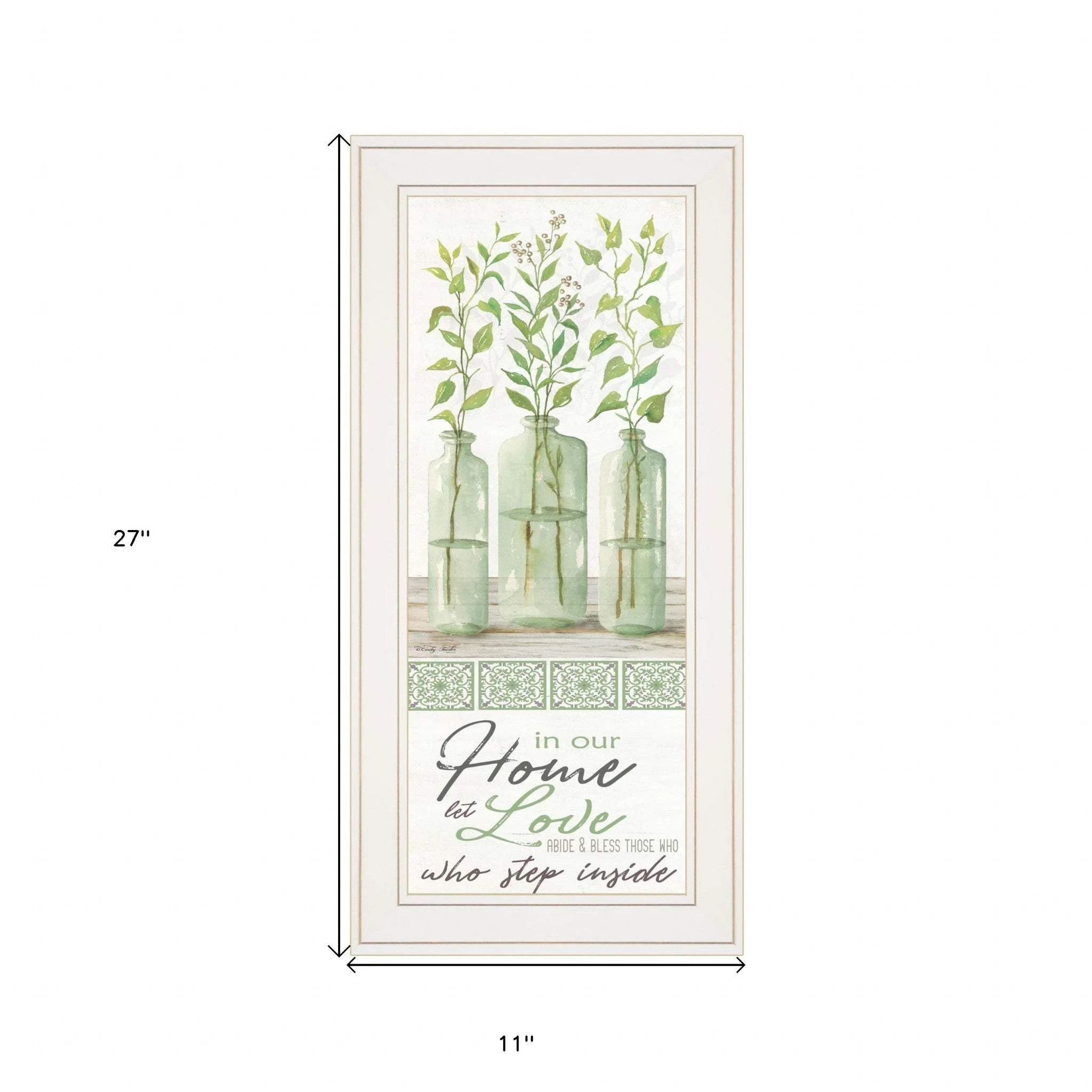 In Our Home 2 White Framed Print Wall Art - Image 5
