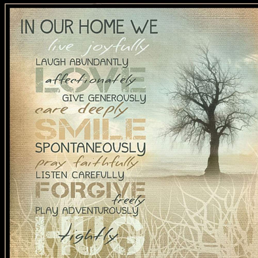 In Our Home 5 Black Framed Print Wall Art - Image 4