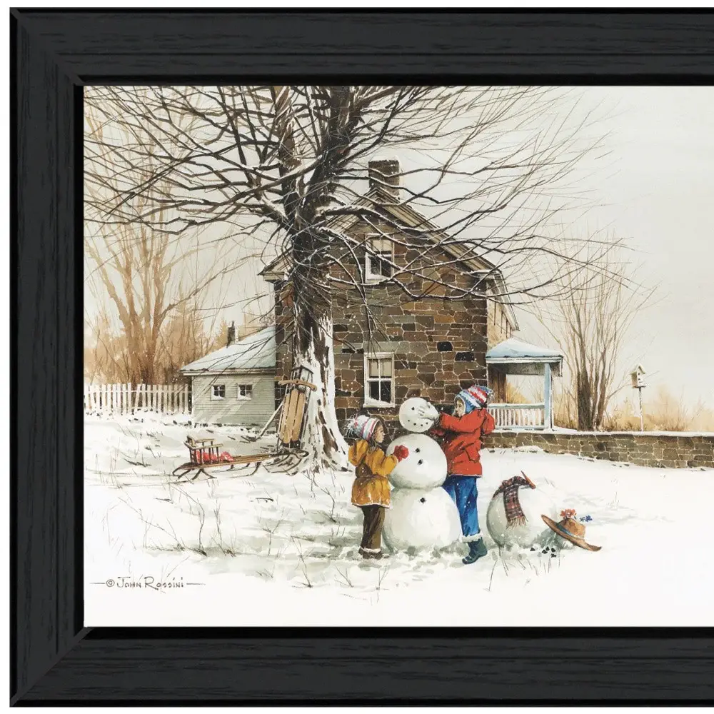 In the Meadow 4 Black Framed Print Wall Art - Image 3