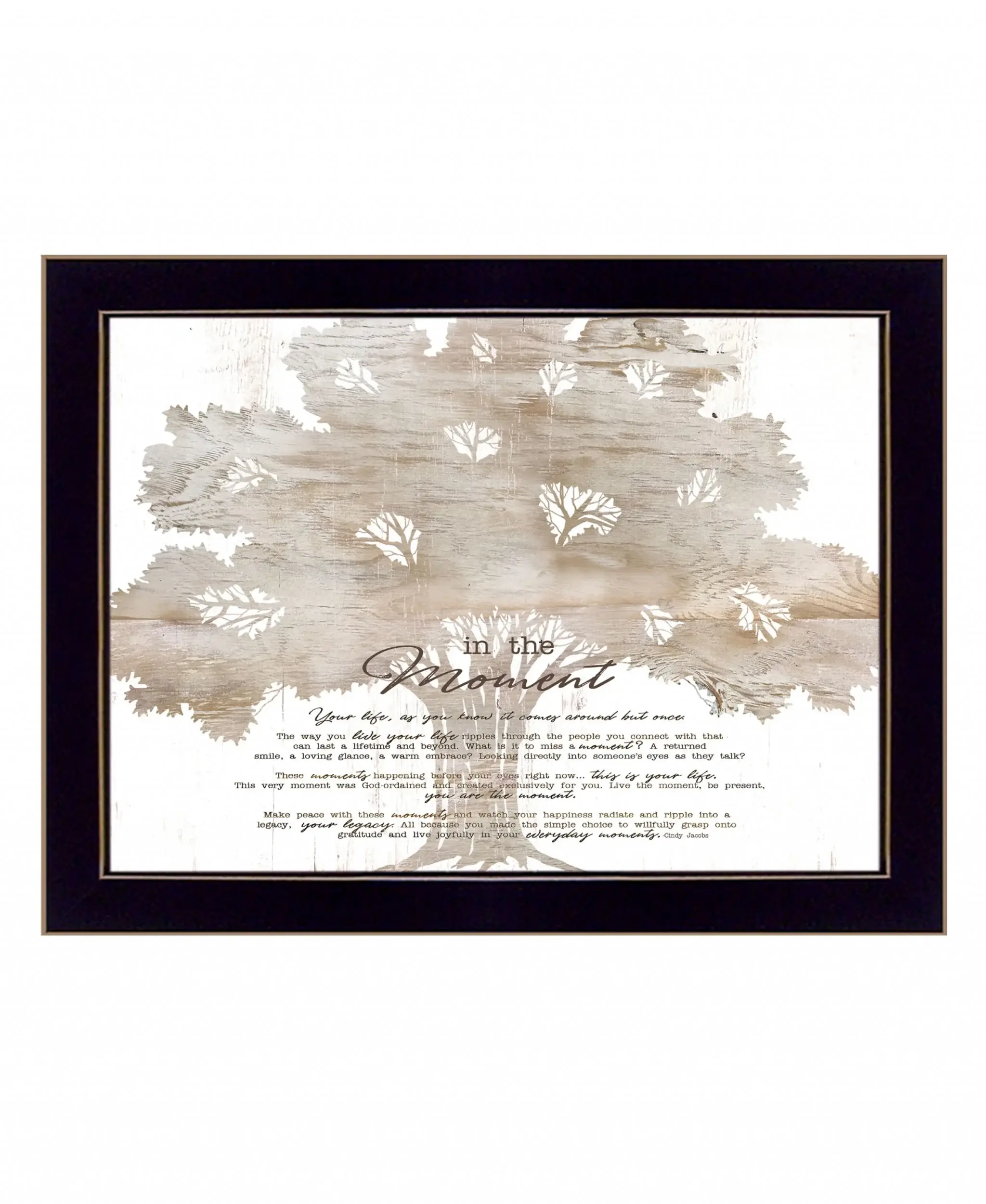 In the Moment 1 Black Framed Print Wall Art - Image 2