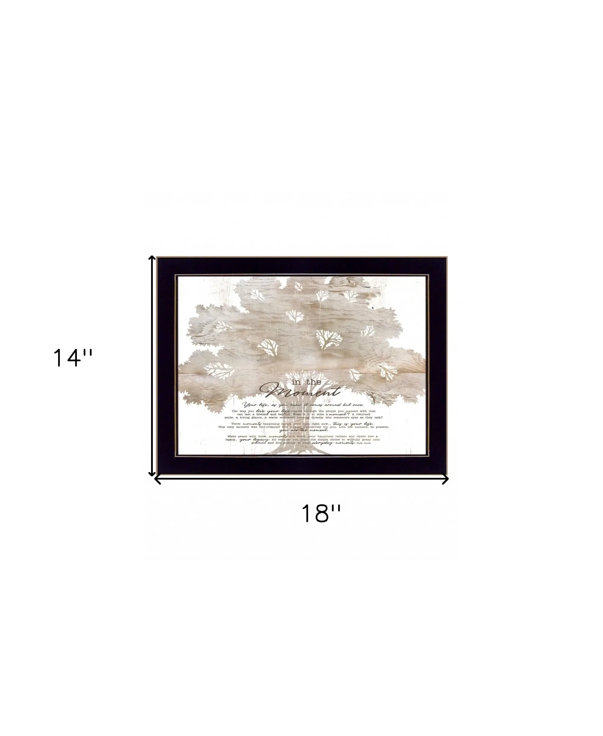In the Moment 1 Black Framed Print Wall Art - Image 5
