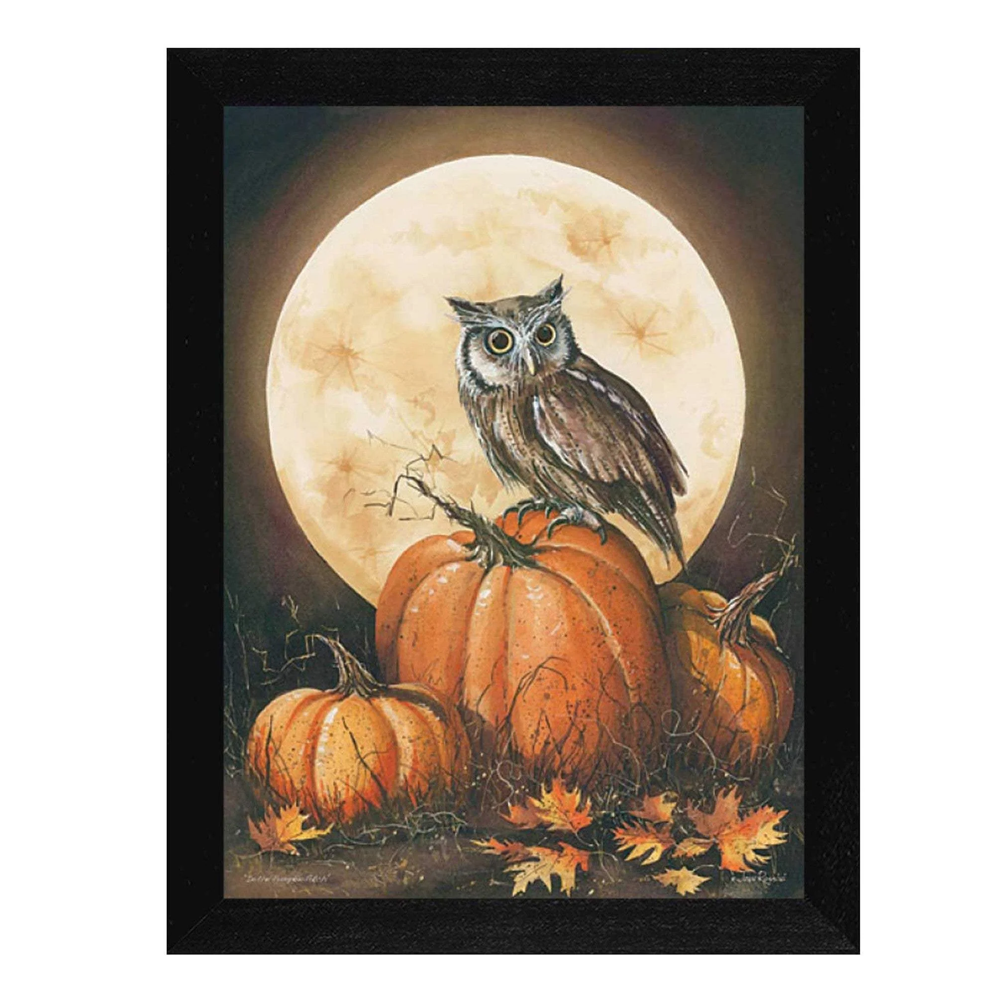 In the Pumpkin Patch Black Framed Print Wall Art - Image 2