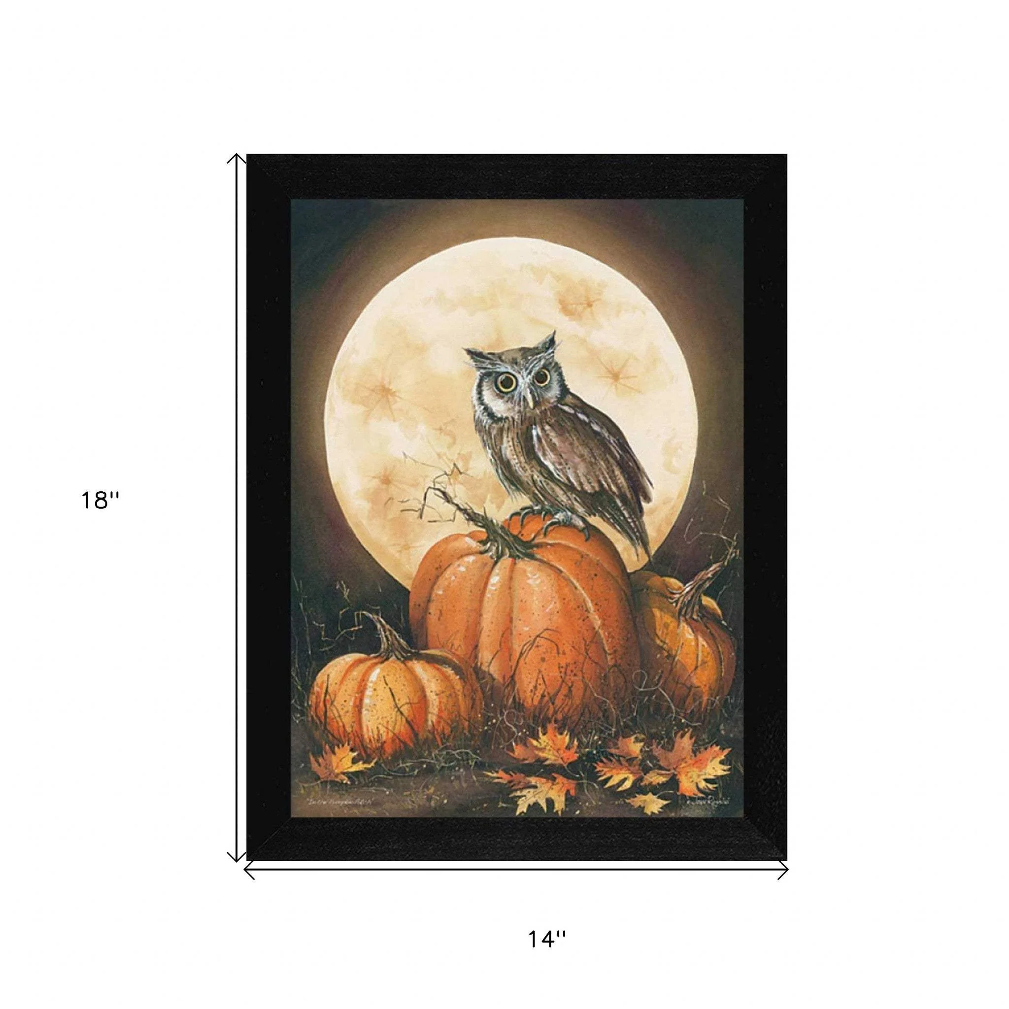 In the Pumpkin Patch Black Framed Print Wall Art - Image 6