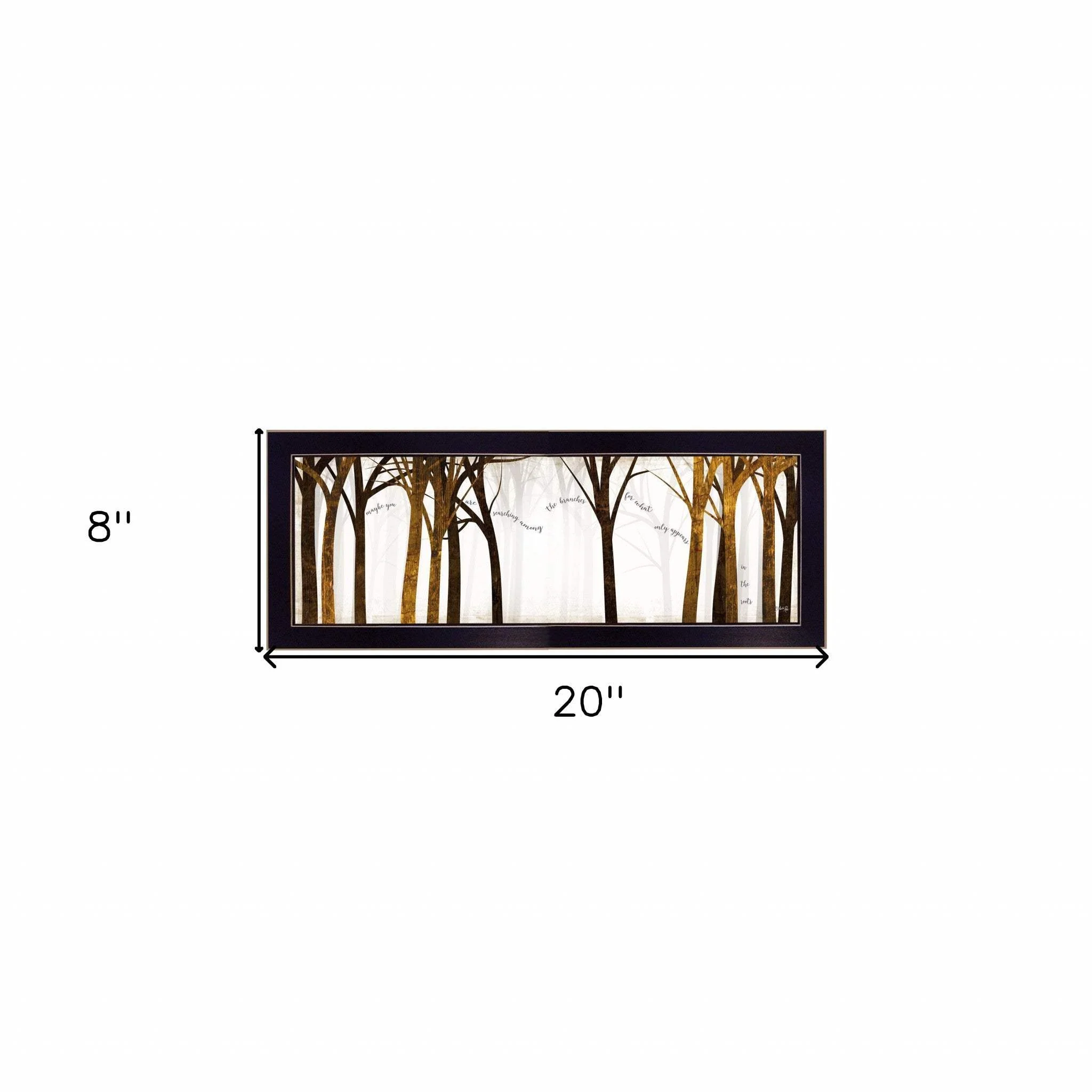 In the Roots Black Framed Print Wall Art - Image 5