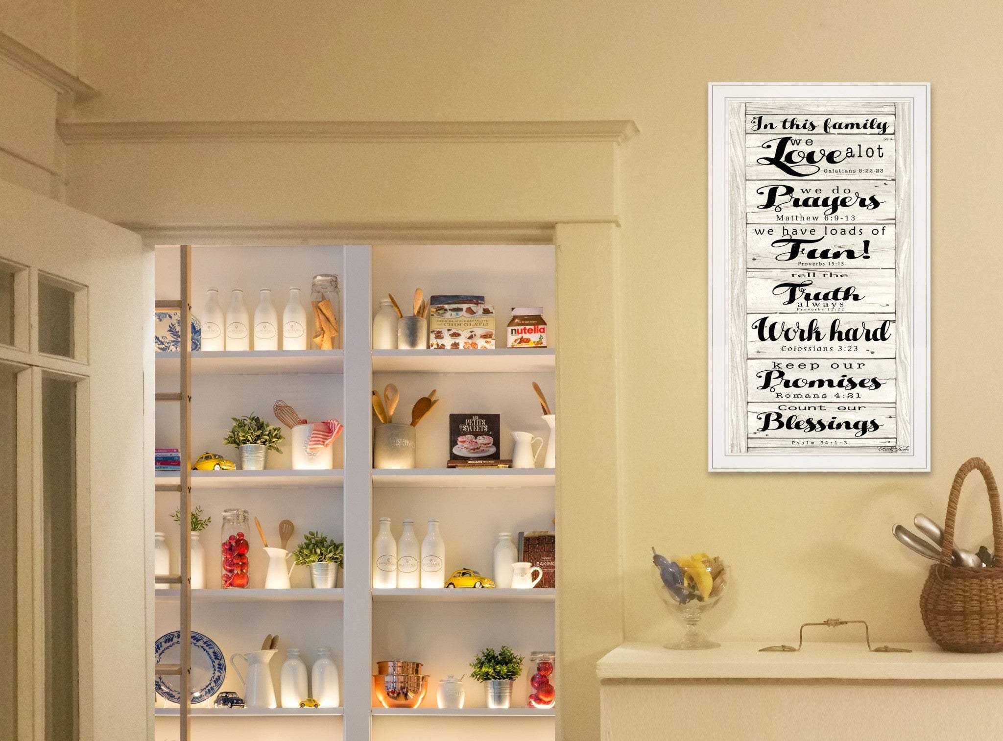 In this Family 1 White Framed Print Wall Art - Image 4