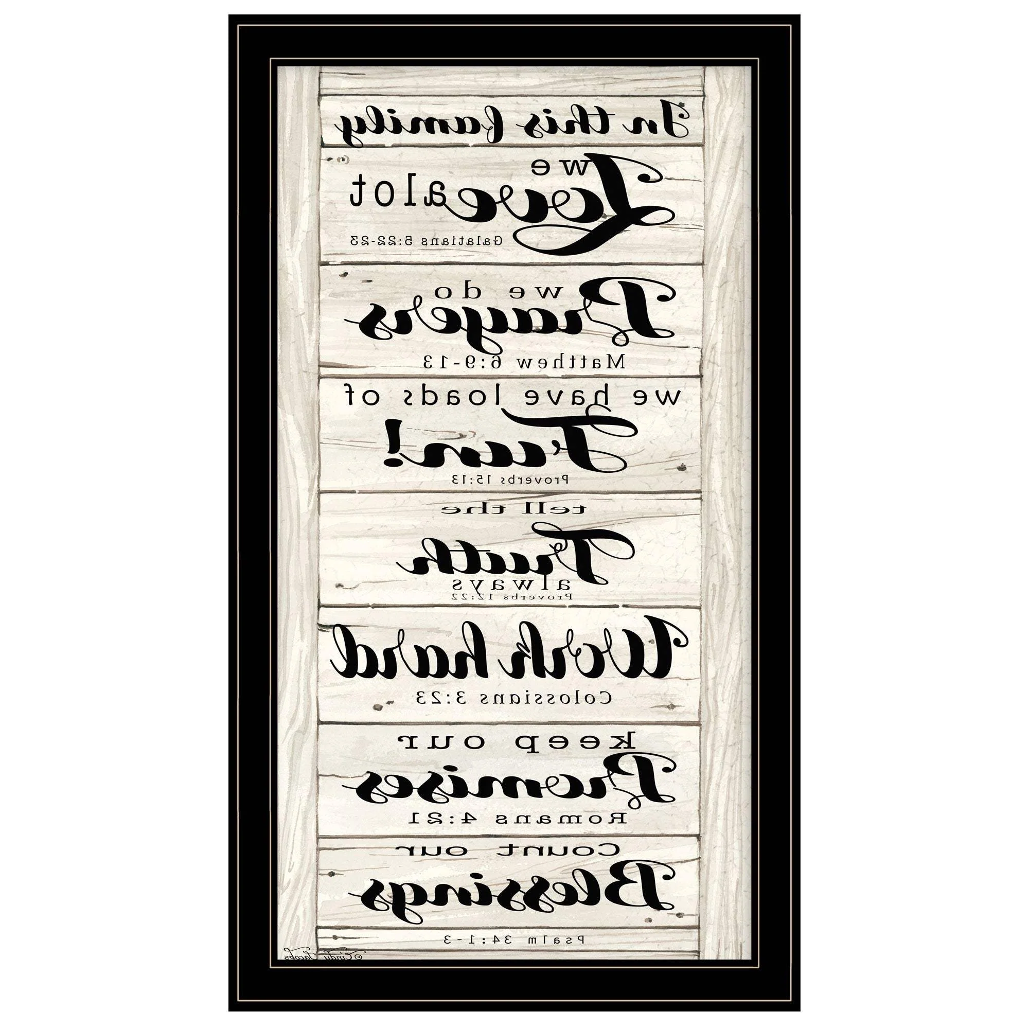 In this Family 2 Black Framed Print Wall Art - Image 3