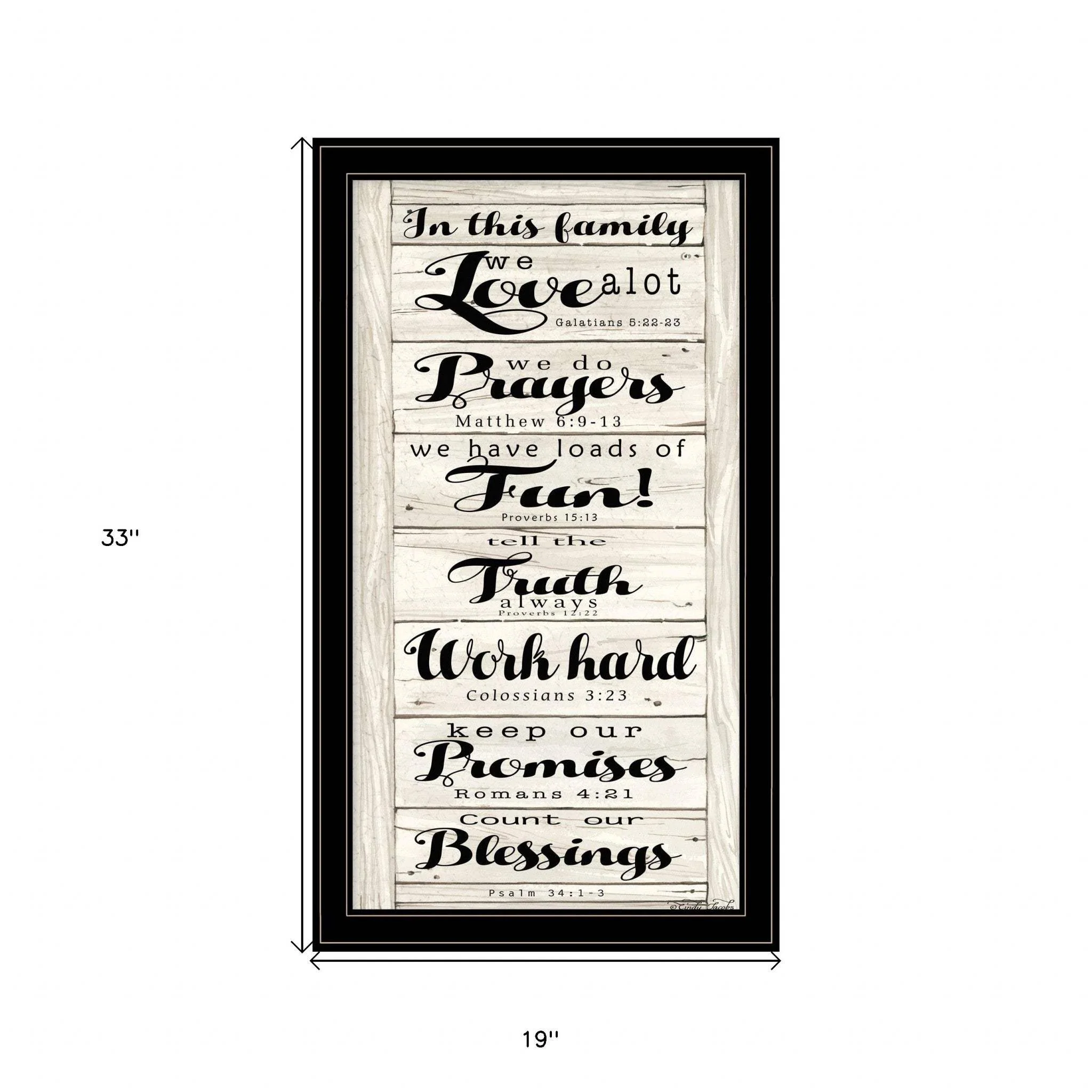 In this Family 2 Black Framed Print Wall Art - Image 6