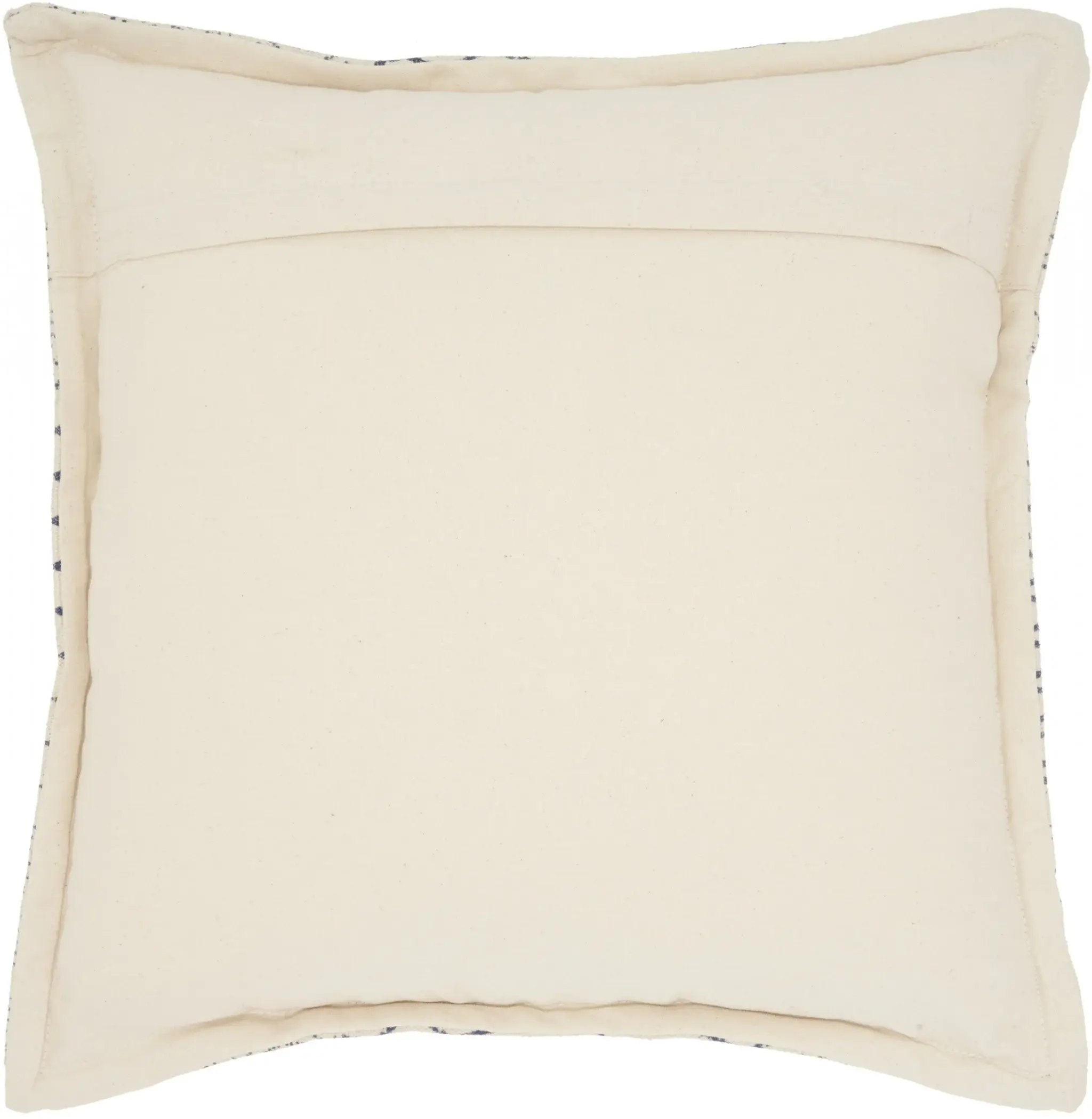 Indigo And Ivory Geometric Throw Pillow - Image 3