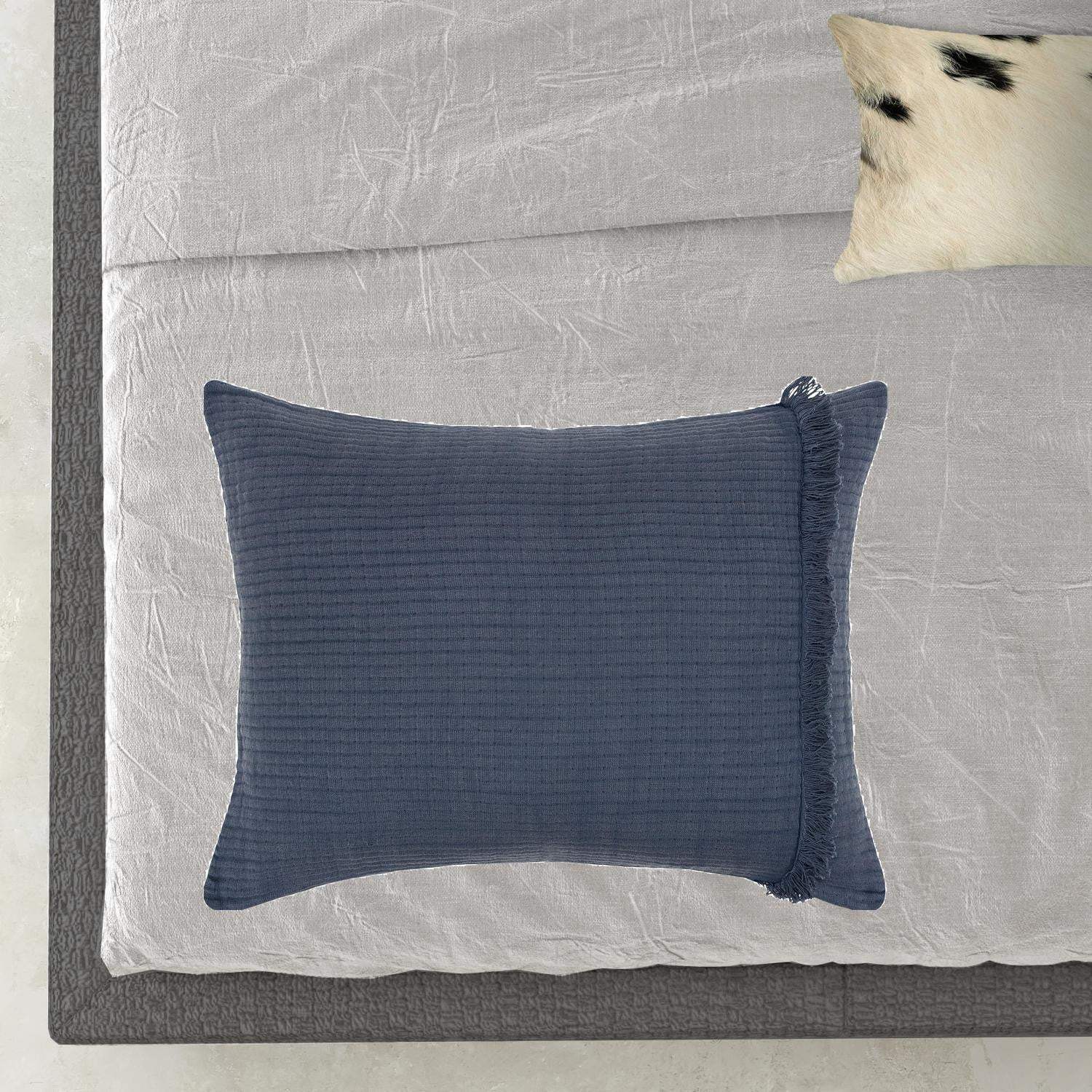 Indigo King 100% Cotton 300 Thread Count Machine Washable Down Alternative Comforter - Image 2
