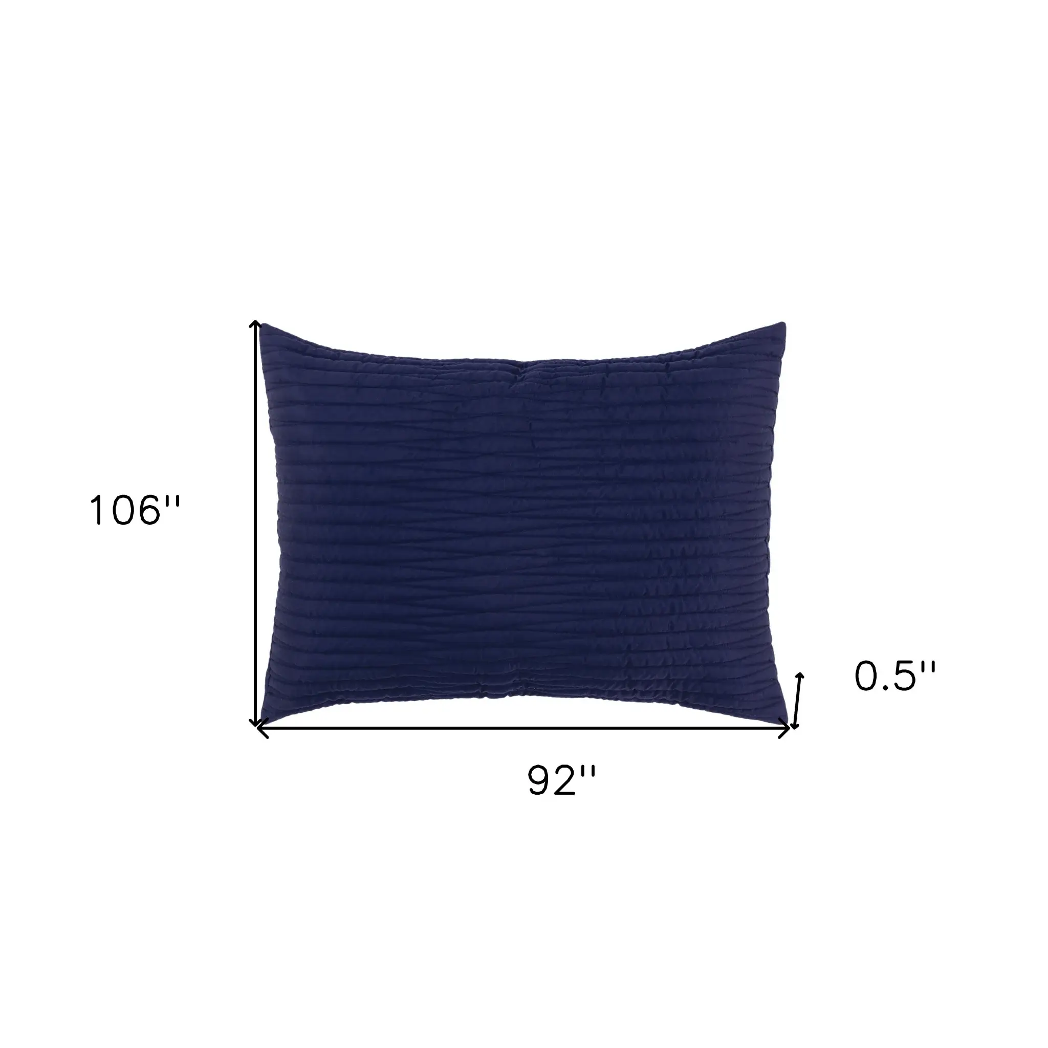 Indigo King Microfiber 300 Thread Count Machine Washable Down Alternative Comforter - Image 7