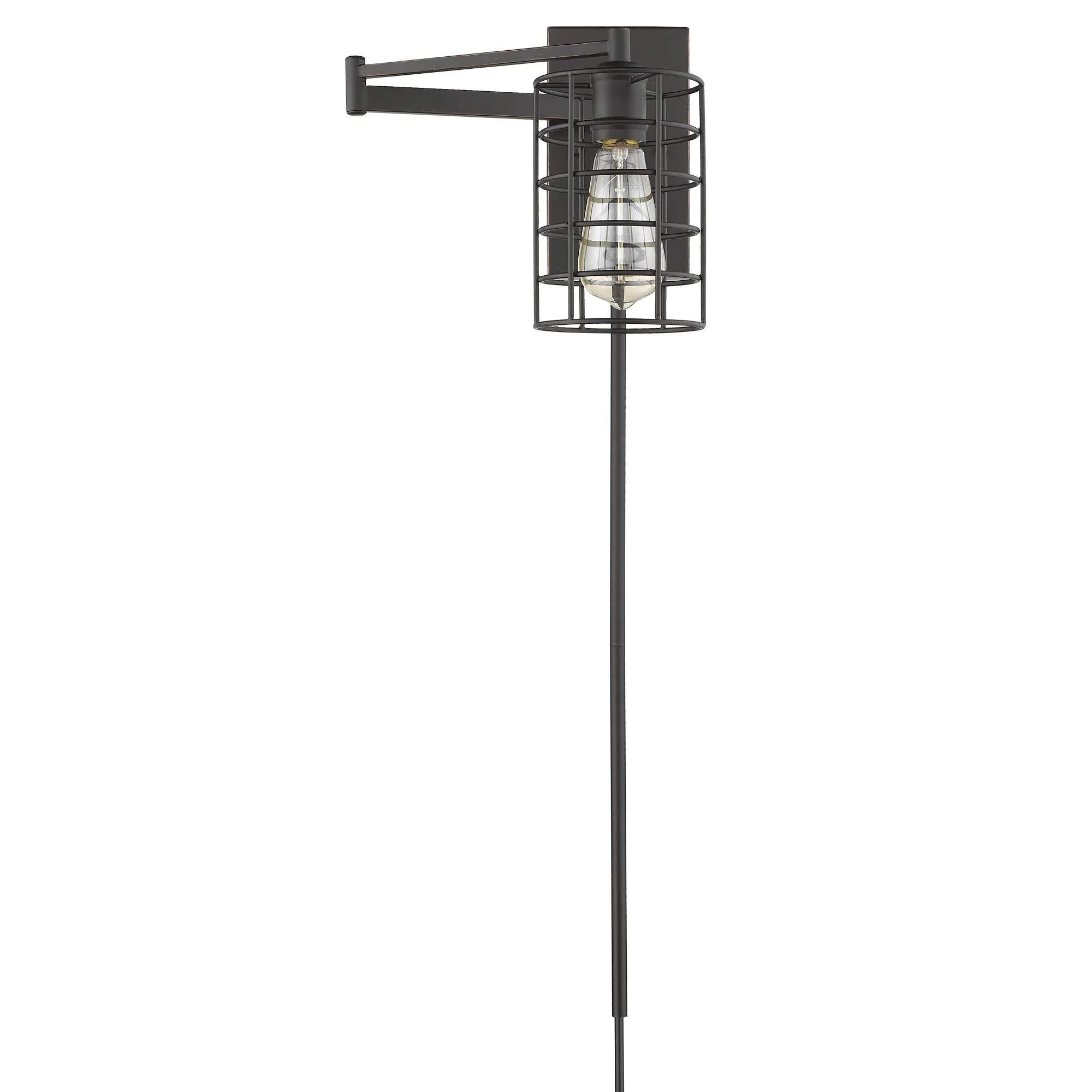Industrial Bronze Metal Wall Sconce - Image 3