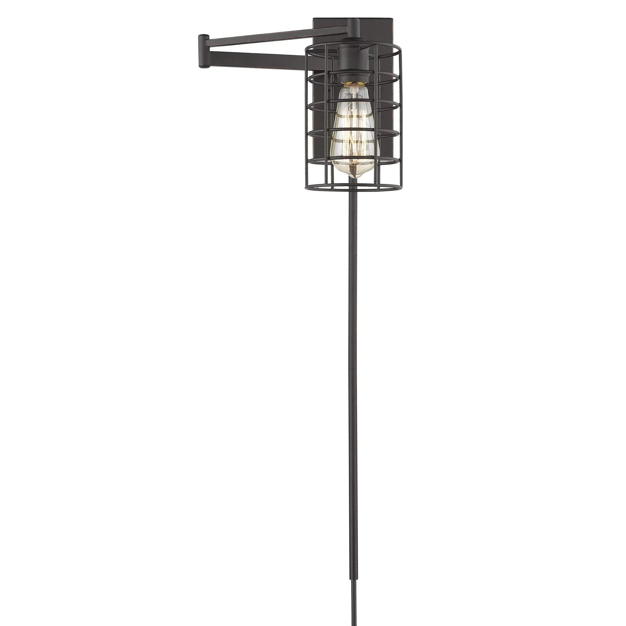 Industrial Bronze Metal Wall Sconce - Image 4