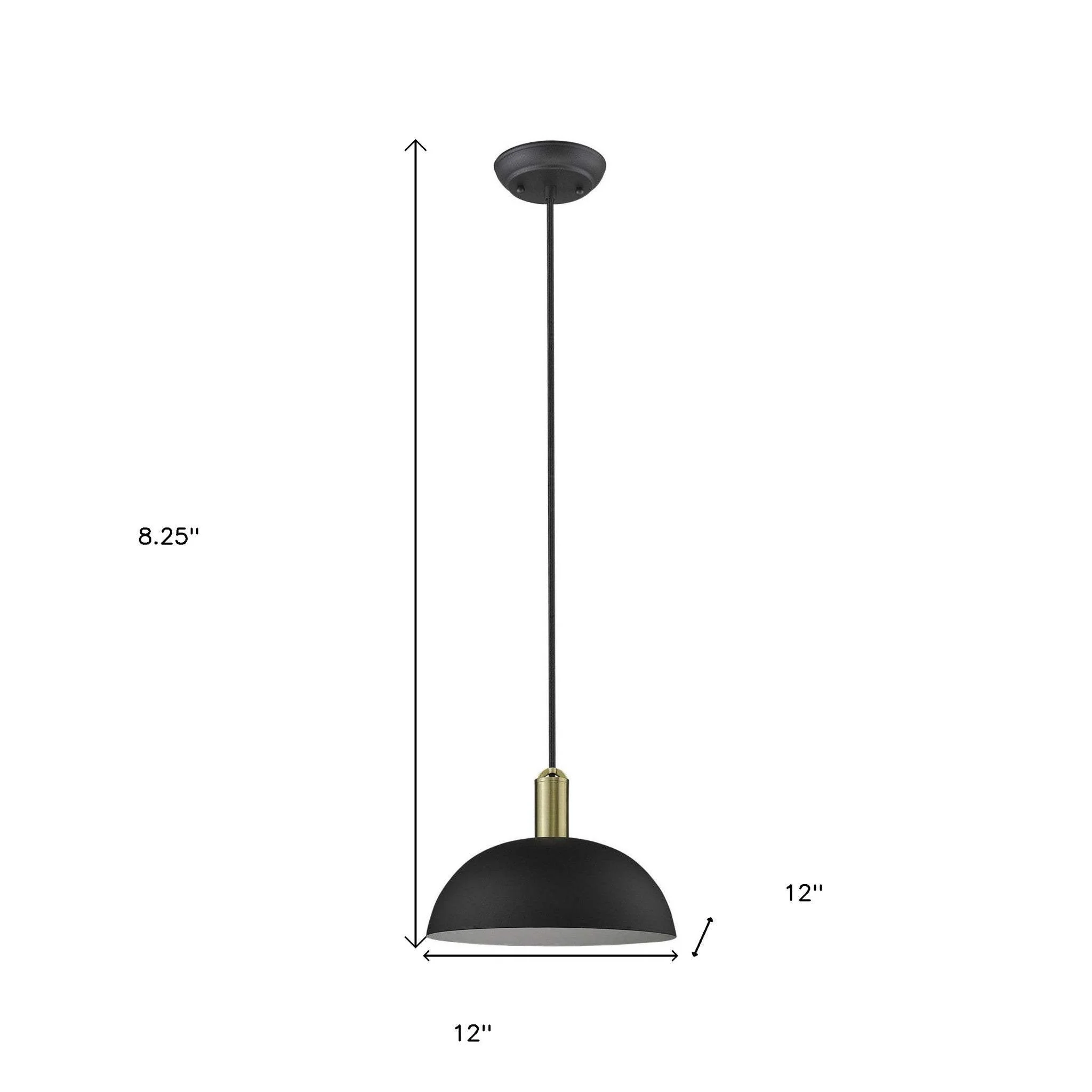 Ingo 1-Light Matte Black Pendant - Image 5