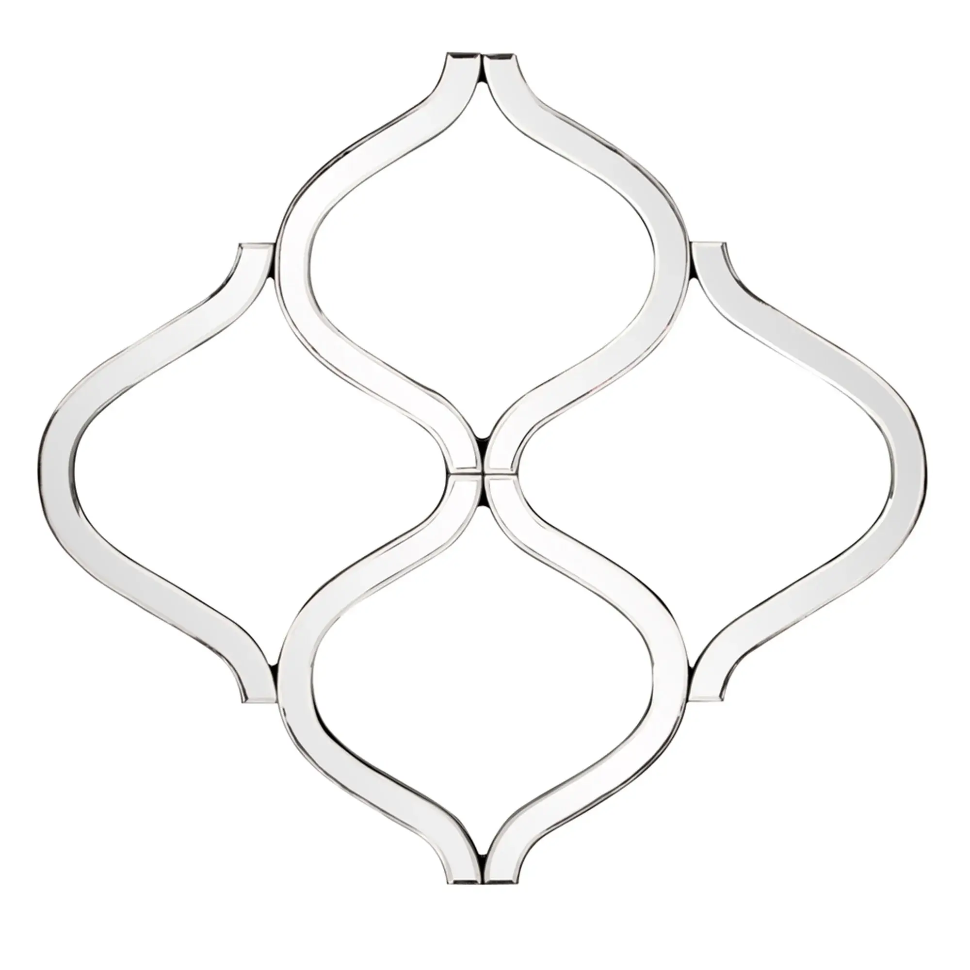 Interlocking Mirrored Curved Shapes With Beveled Edge - Image 3