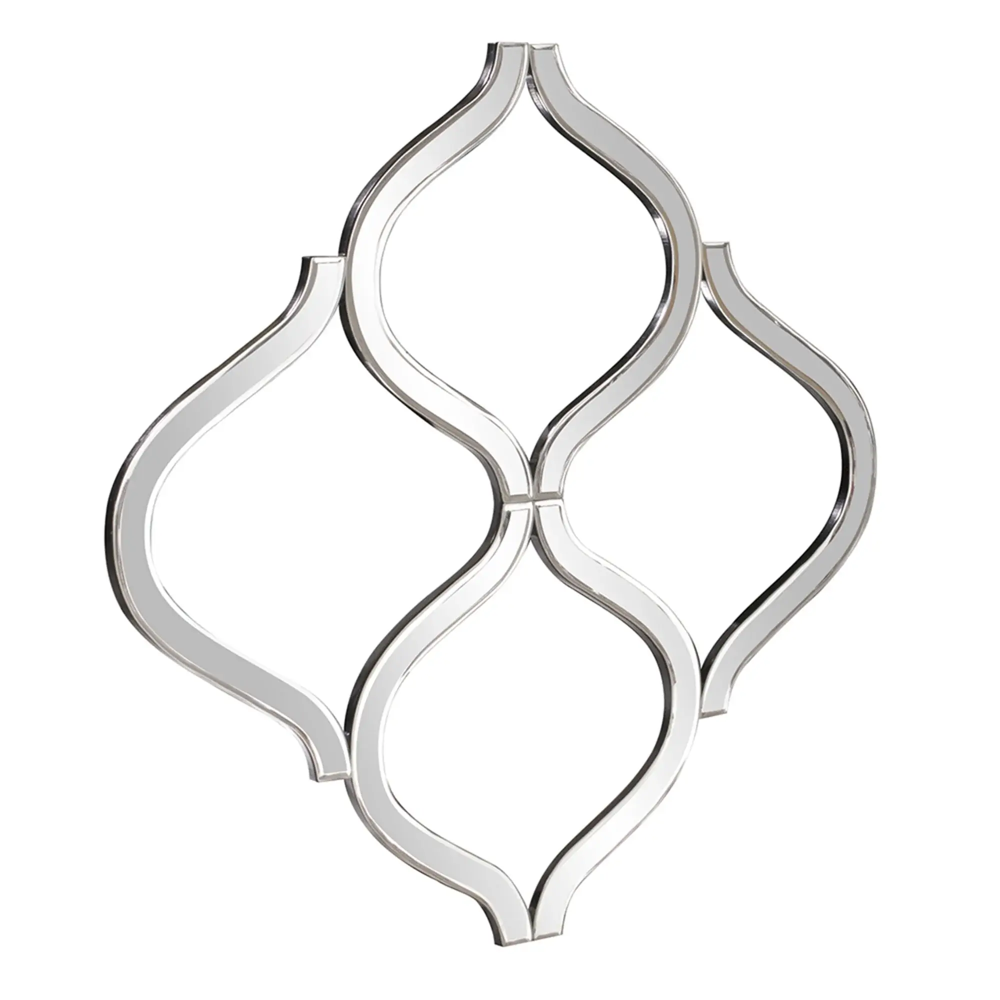 Interlocking Mirrored Curved Shapes With Beveled Edge - Image 4