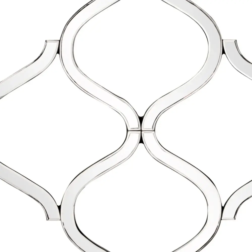 Interlocking Mirrored Curved Shapes With Beveled Edge - Image 7