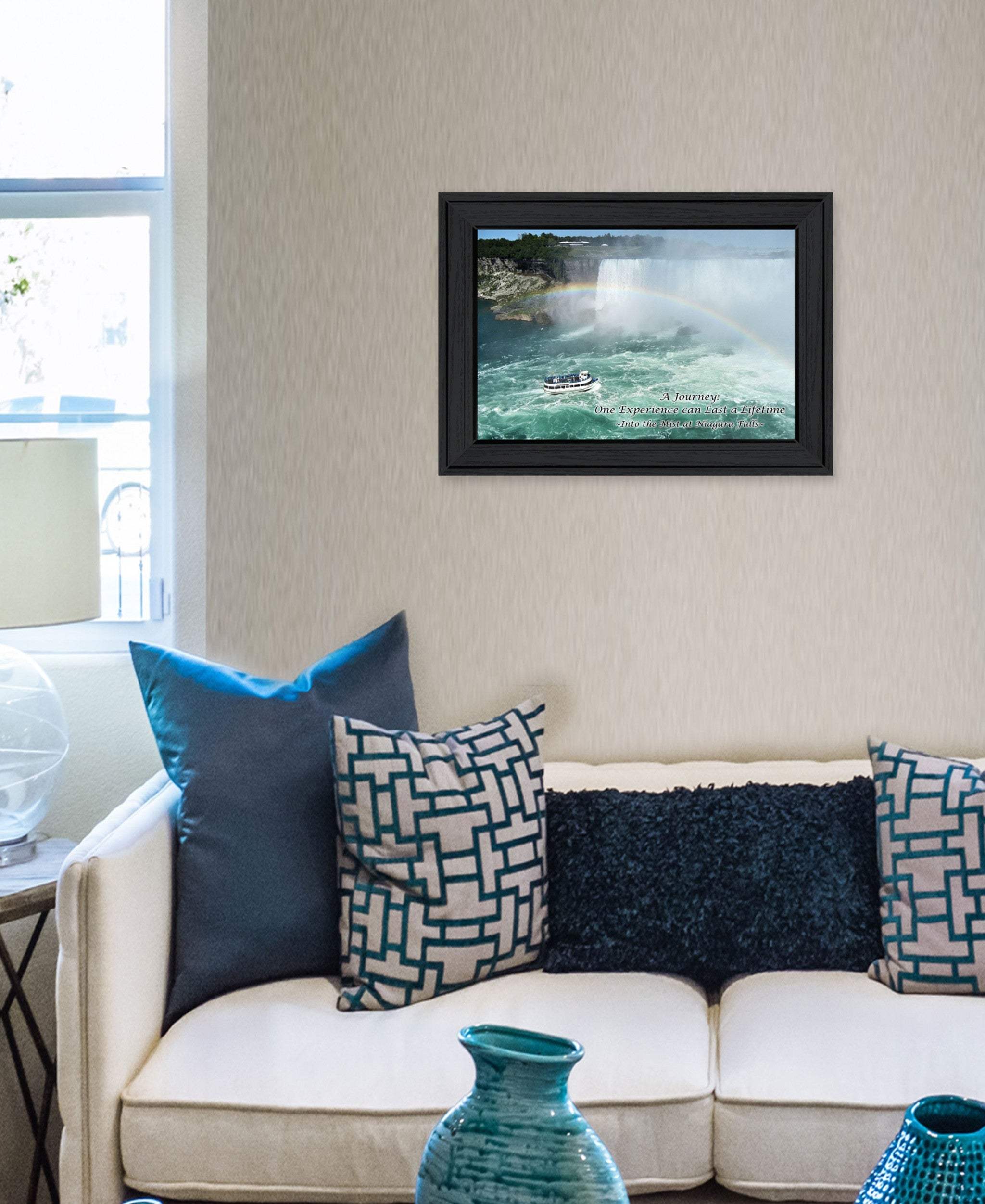 Into the Mist Black Picture Frame Print Wall Art - Image 4