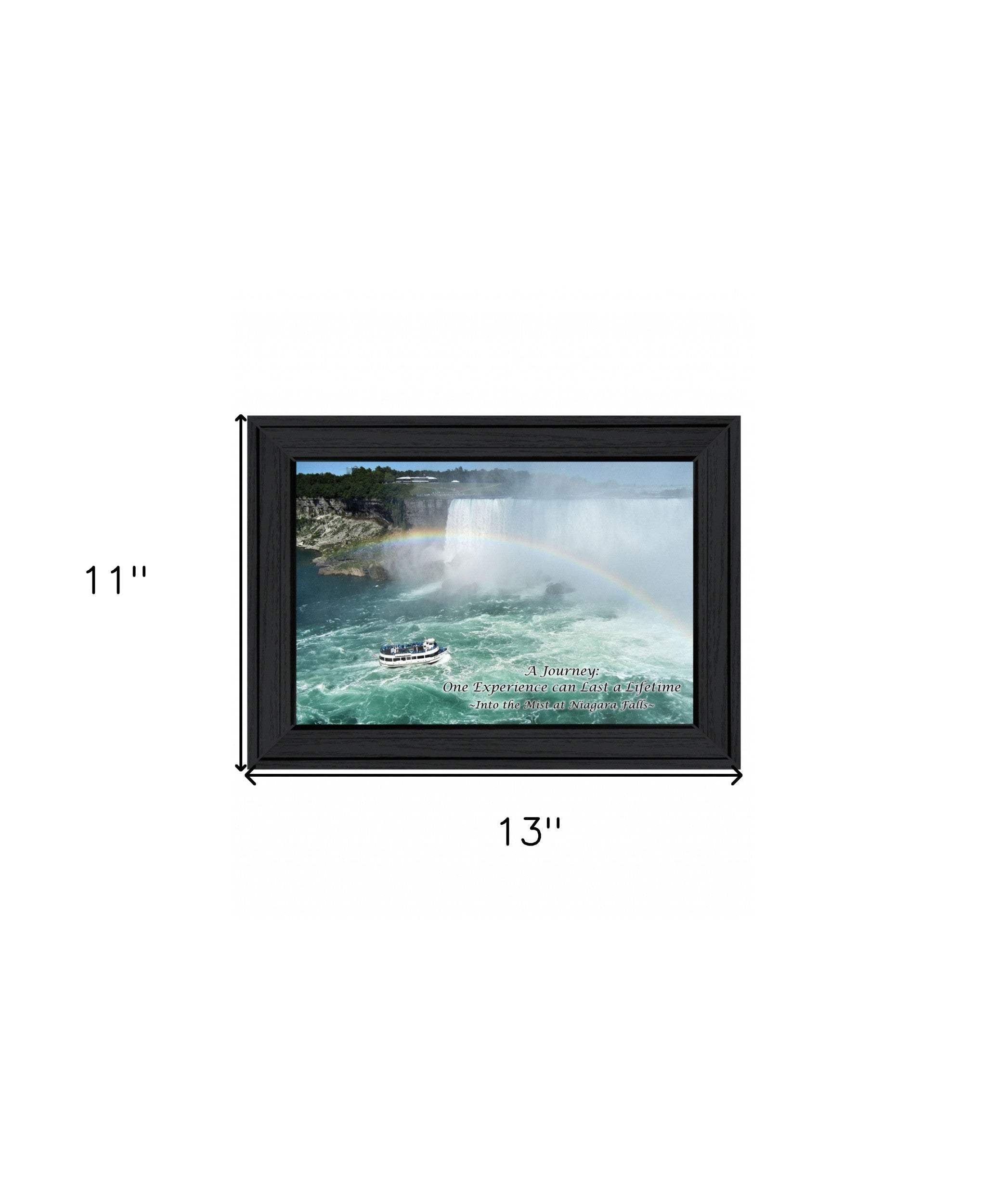 Into the Mist Black Picture Frame Print Wall Art - Image 5