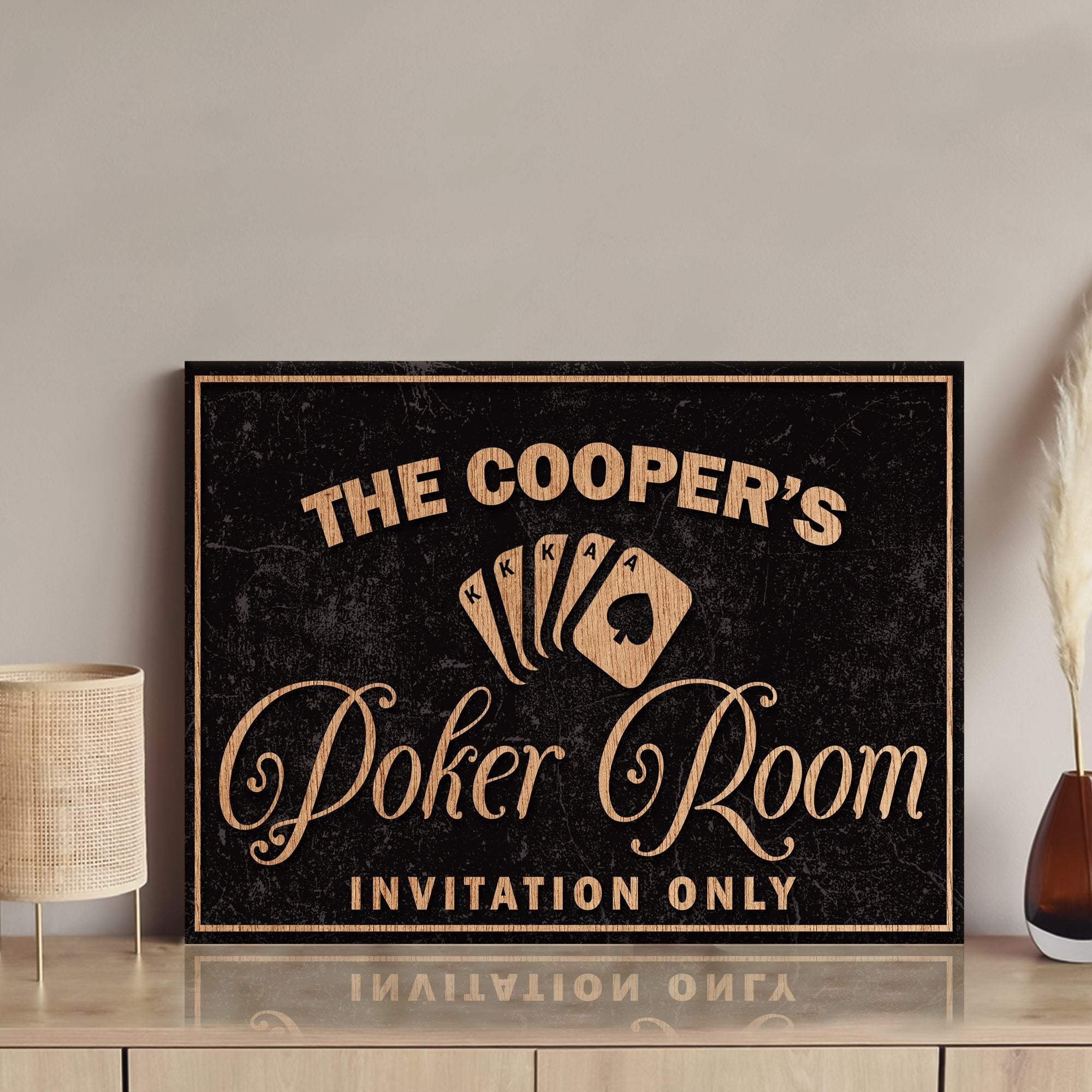 Invitation Only Poker Room Sign - Image 2