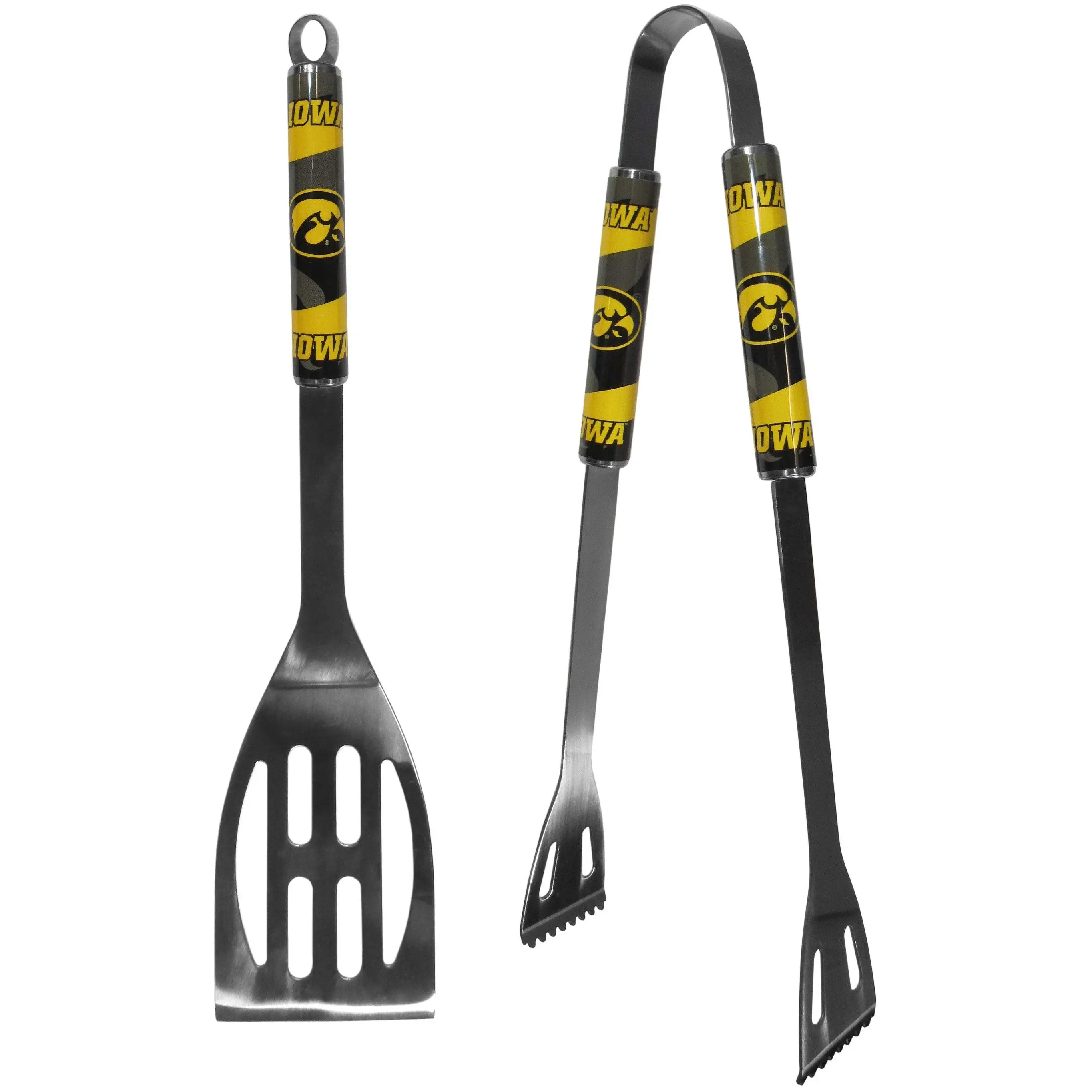 Iowa Hawkeyes 2 pc Steel BBQ Tool Set