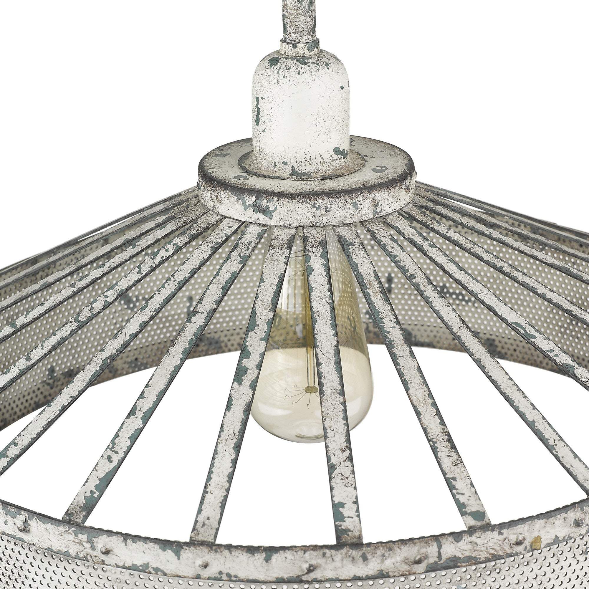 Iris 1-Light Aged Ivory Pendant - Image 6