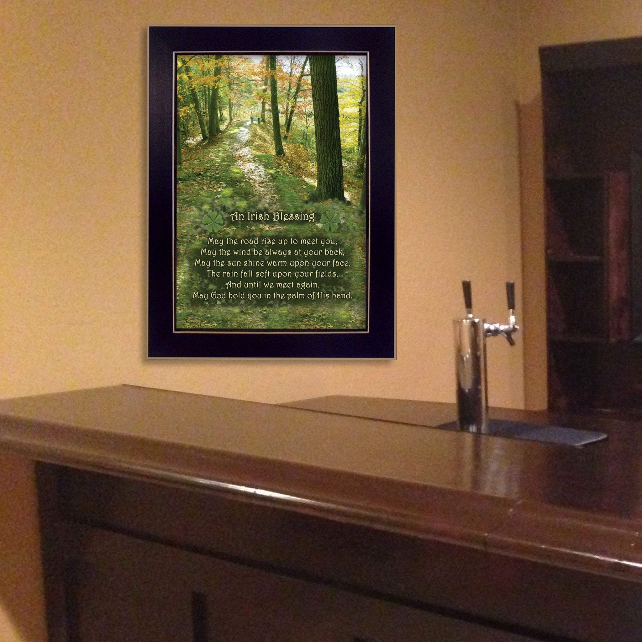 Irish Blessing 3 Black Framed Print Wall Art - Image 4