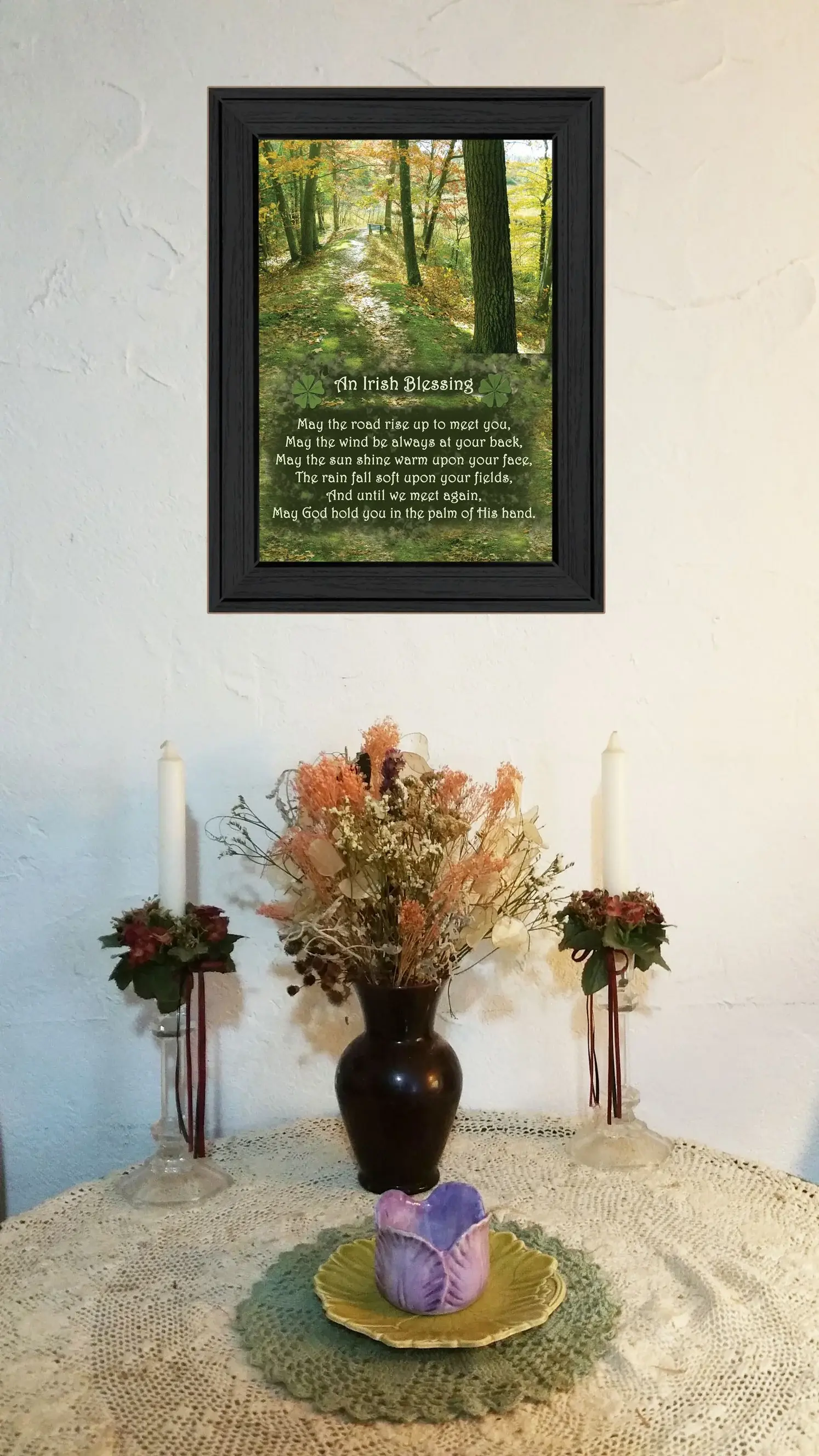 Irish Blessing Black Framed Print Wall Art - Image 4