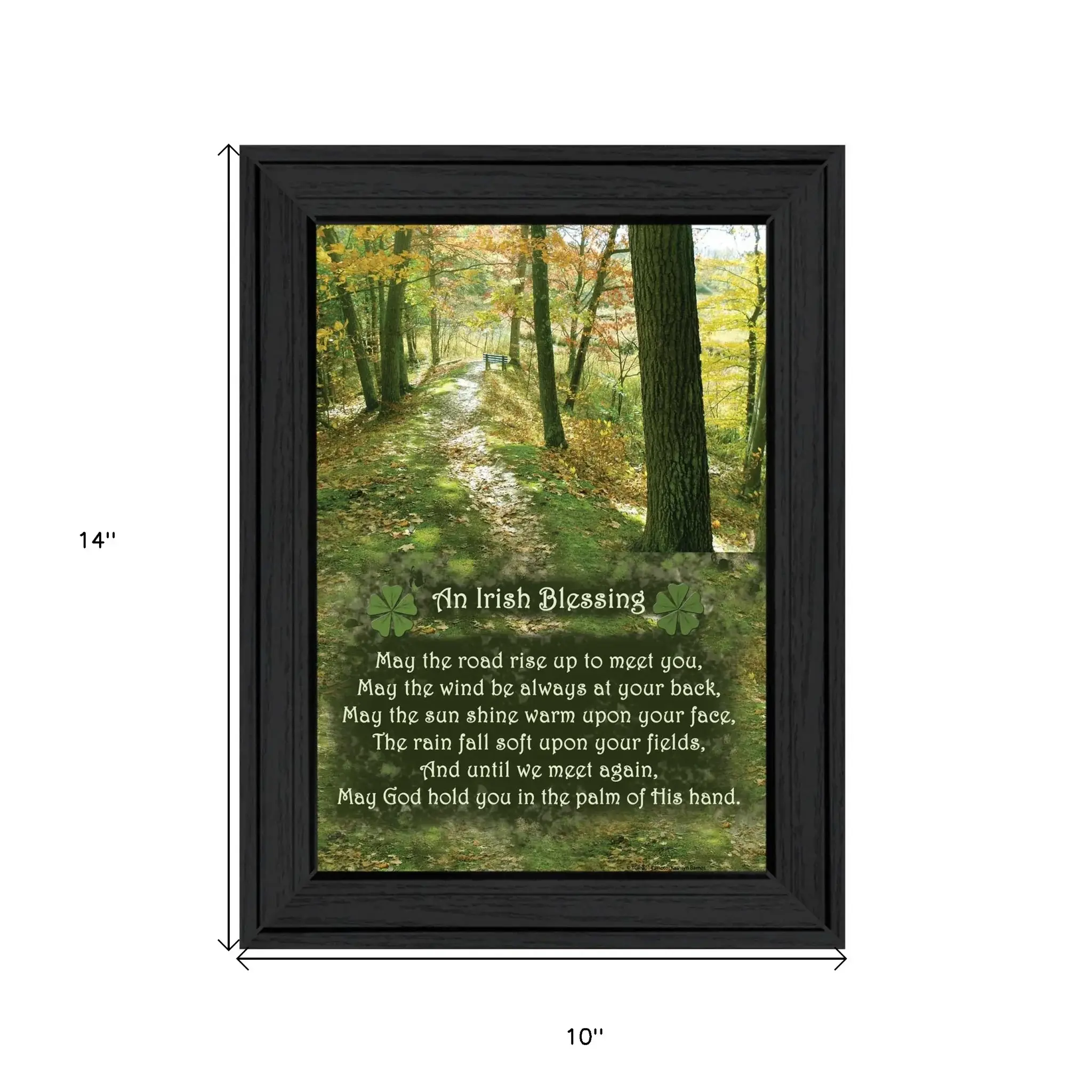 Irish Blessing Black Framed Print Wall Art - Image 5