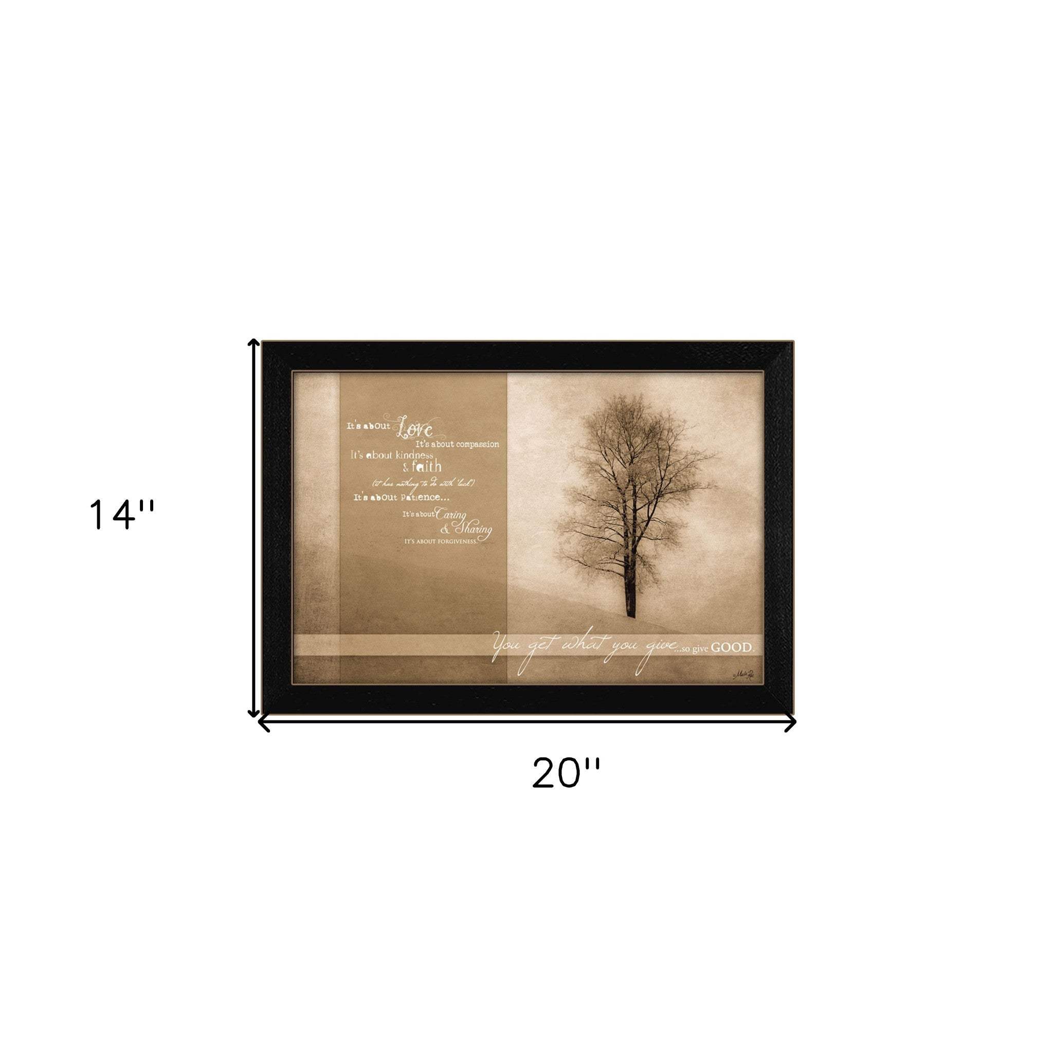 Its About Love 2 Black Framed Print Wall Art - Image 5