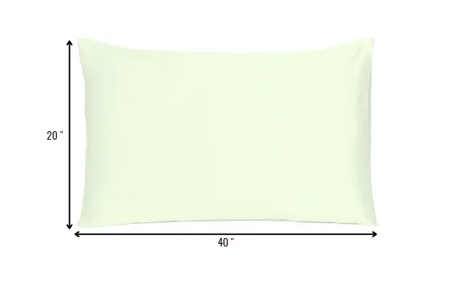 Ivory Dreamy Set Of 2 Silky Satin King Pillowcases - Image 8