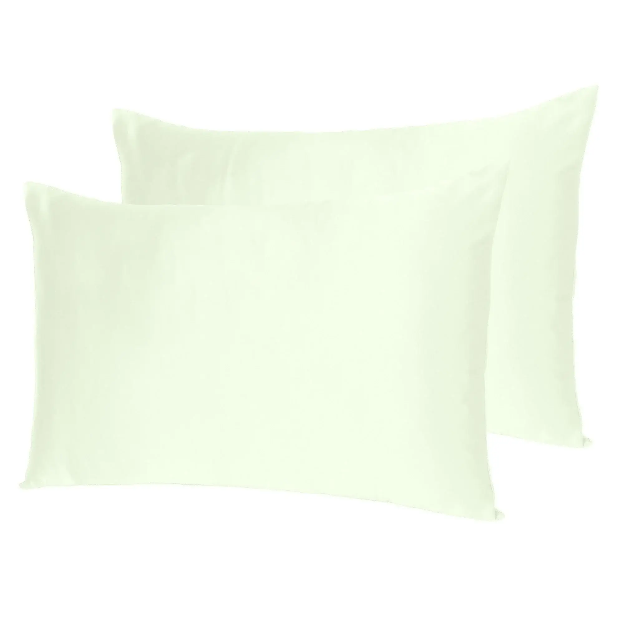 Ivory Dreamy Set Of 2 Silky Satin Standard Pillowcases - Image 7