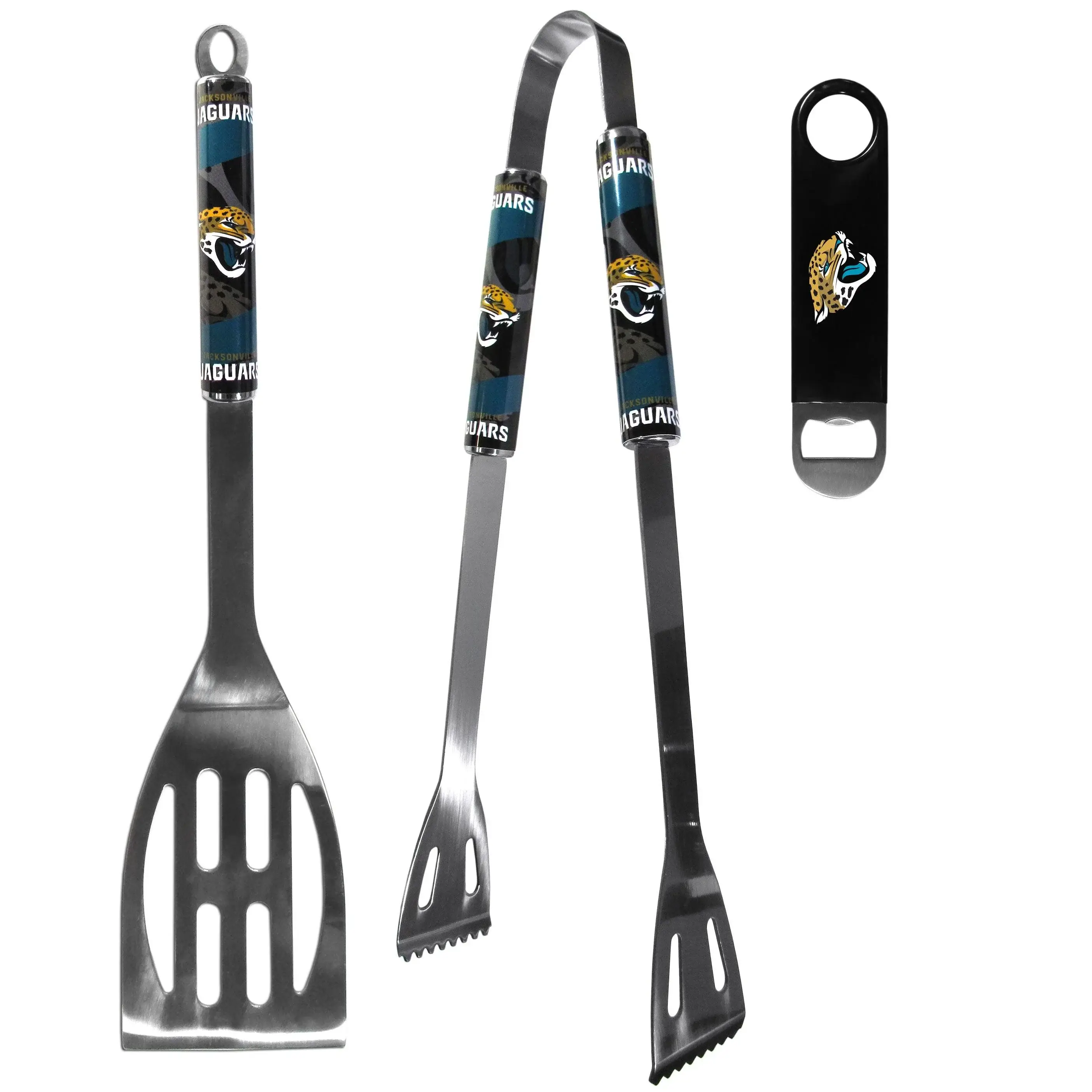 Jacksonville Jaguars 2 pc BBQ Set and Bottle Opener