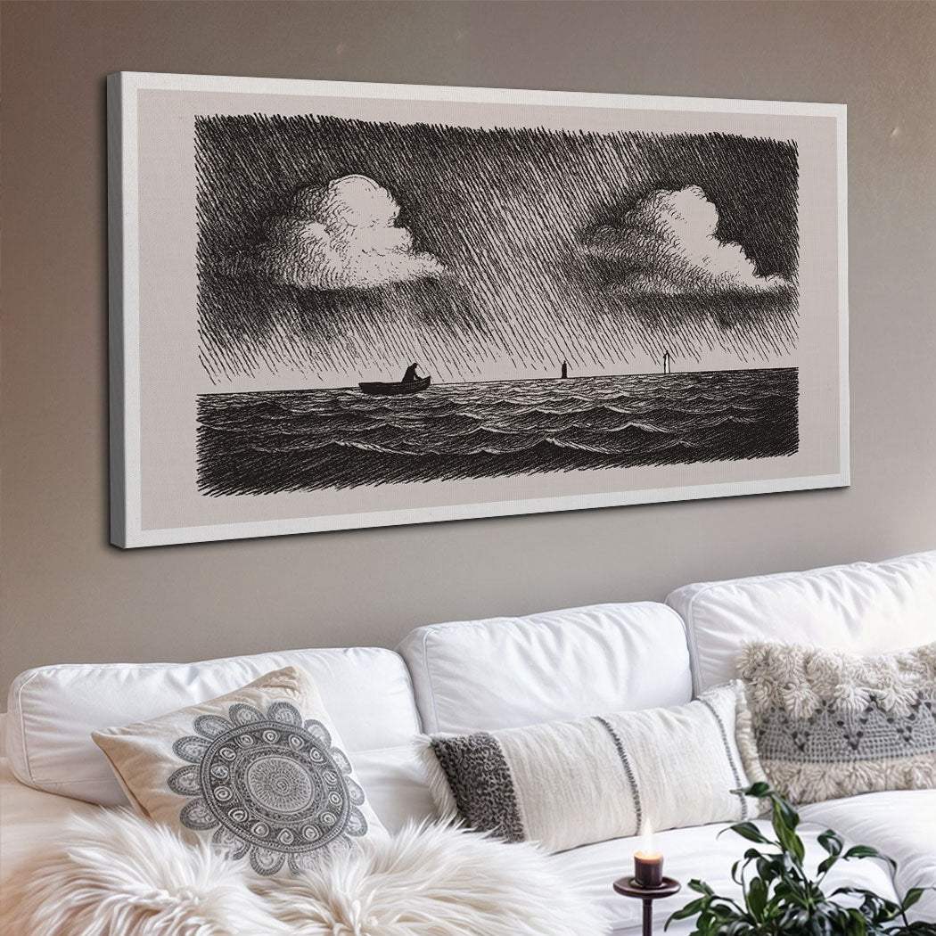 Jesus Walking On Water Faith Wall Art III