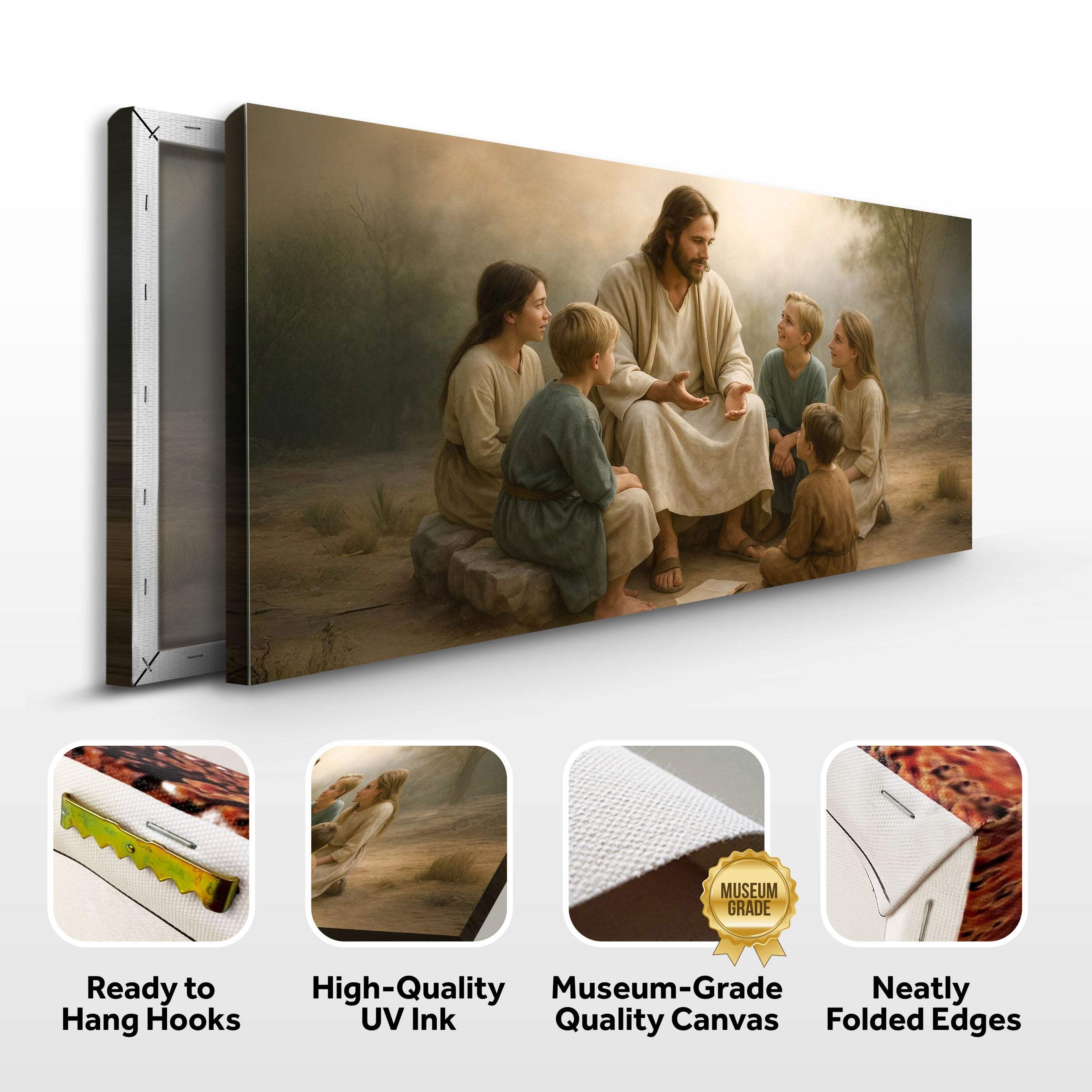 Jesus with Children Faith Wall Art III - Image 8