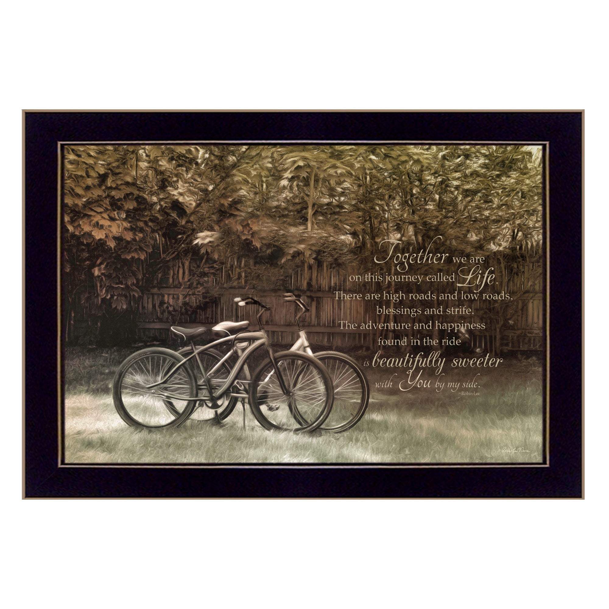 Journey Together 3 Black Framed Print Wall Art - Image 2