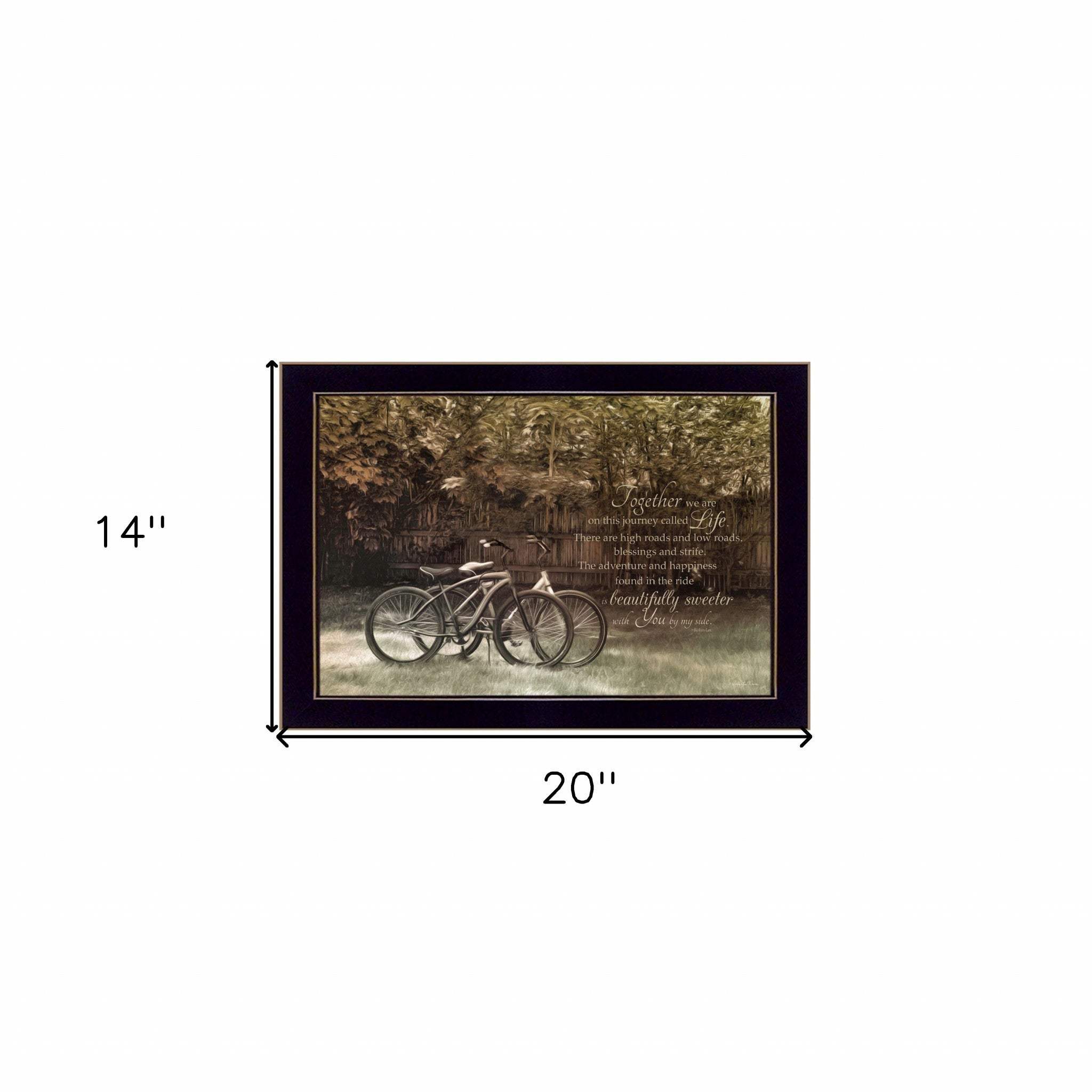 Journey Together 3 Black Framed Print Wall Art - Image 6