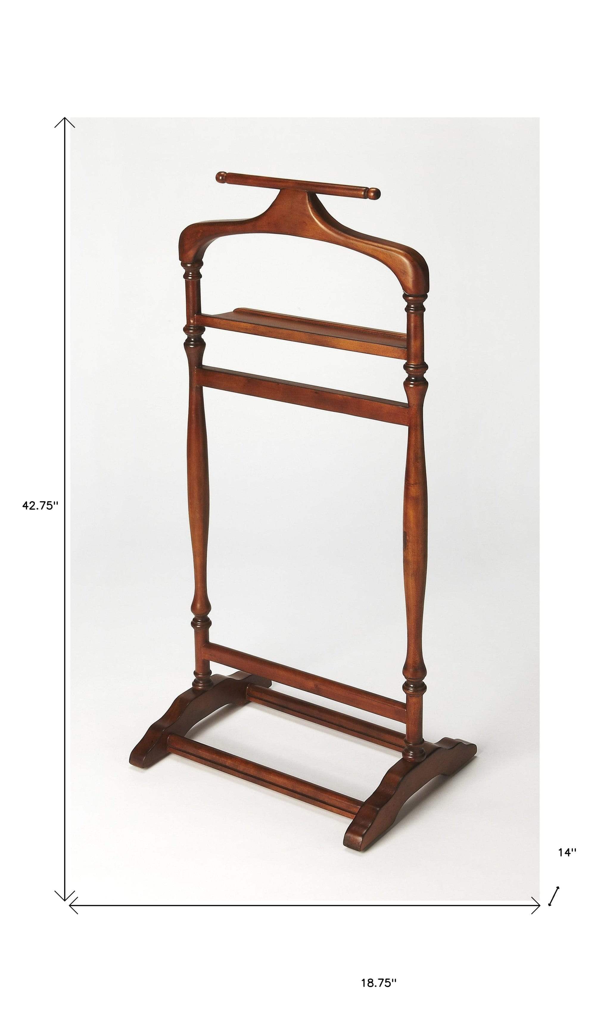 Judson Olive Ash Burl Valet Stand - Image 4