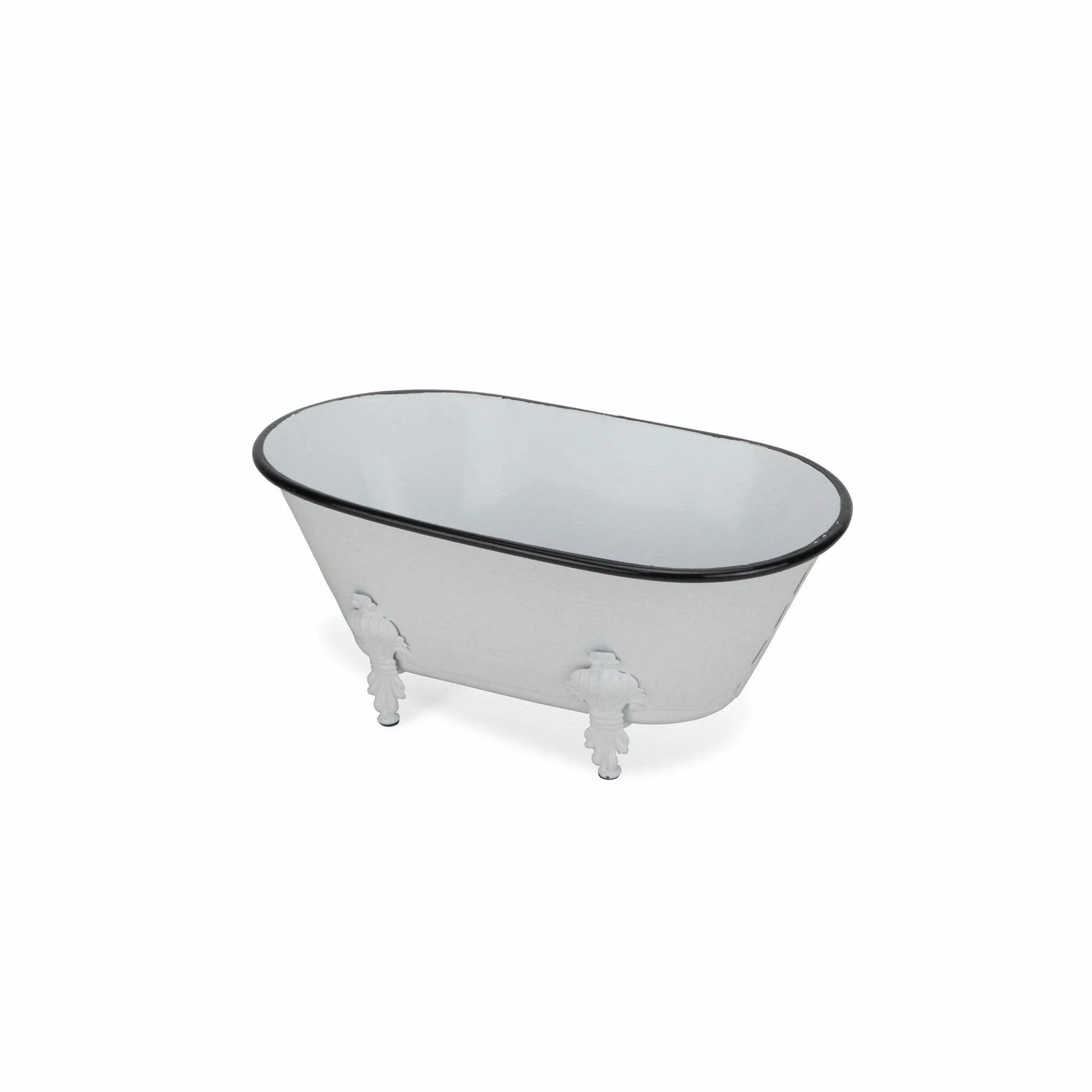 Jumbo White Bathtub Decorative Sculpture - Image 2