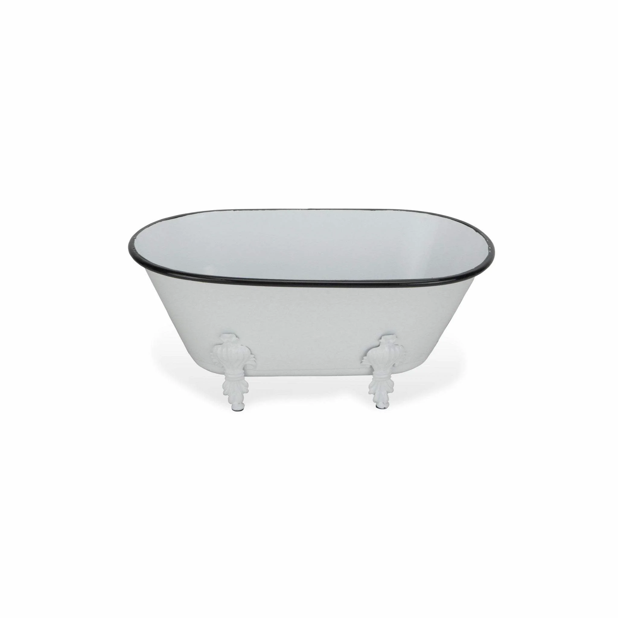 Jumbo White Bathtub Decorative Sculpture - Image 3